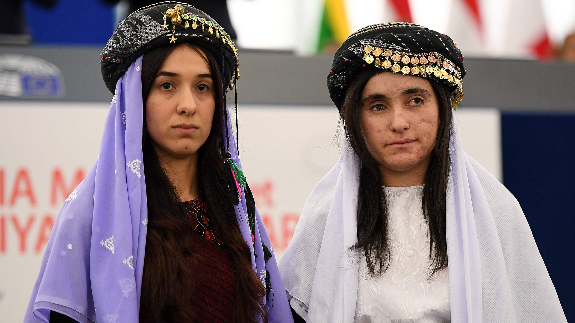 Nadia Murad und Lamija Adschi  | AFP