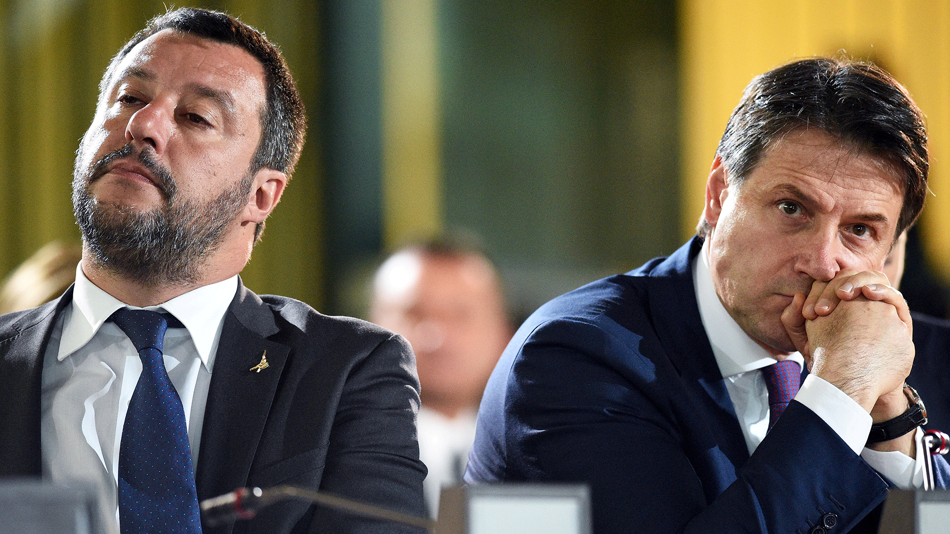Matteo Salvini und Giuseppe Conte | REUTERS
