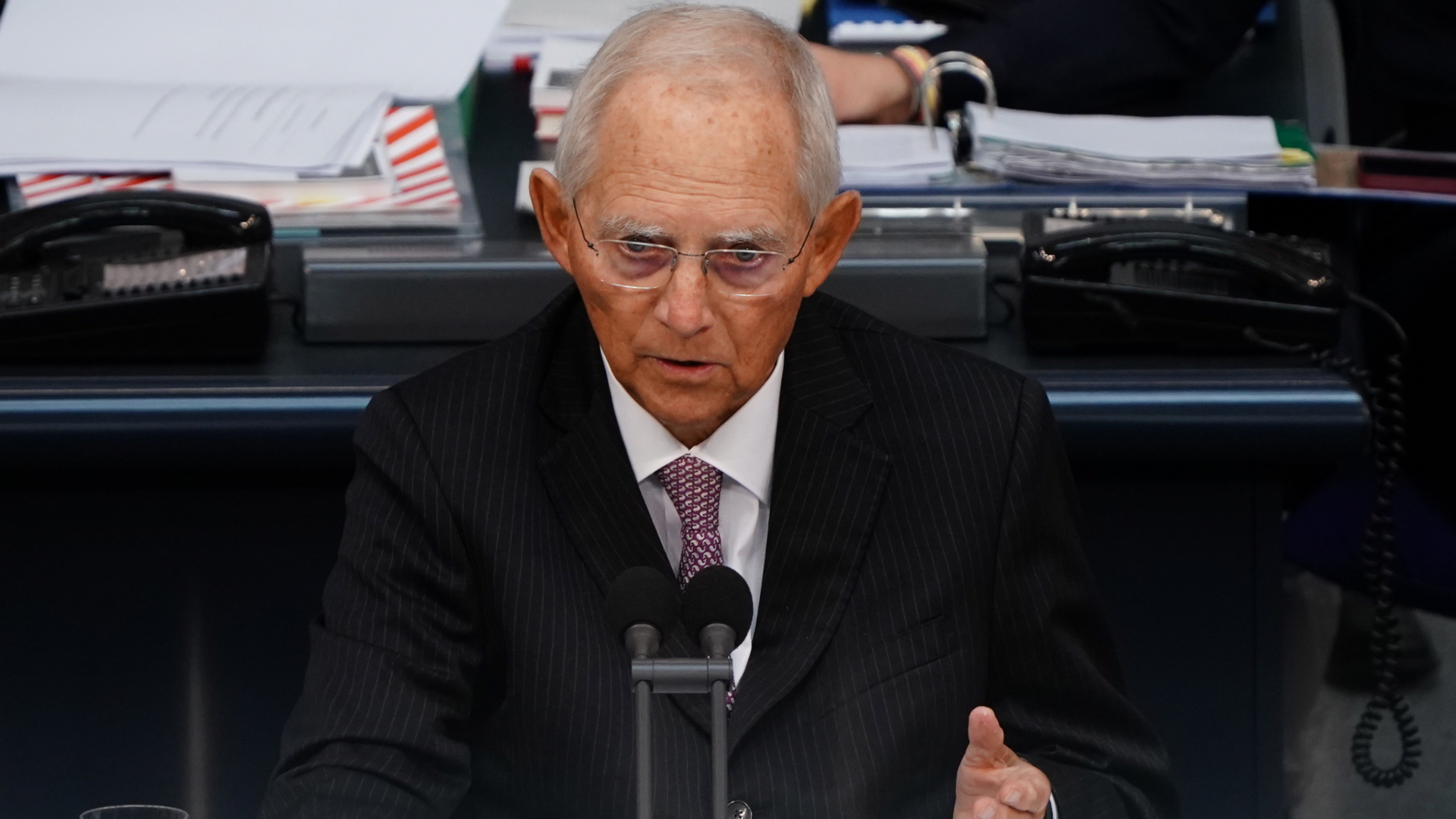 Der scheidende Bundestagspräsident Wolfgang Schäuble | EPA