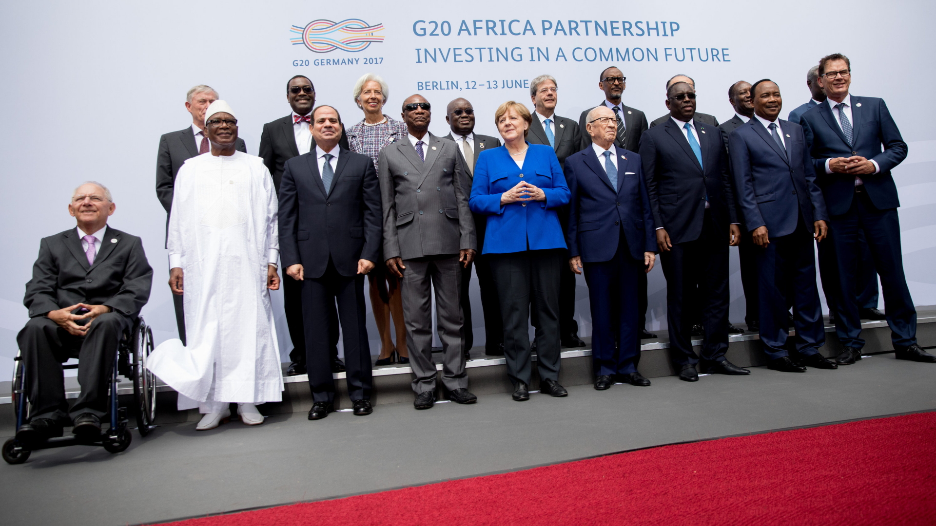Teilnehmer der G20-Afrika-Partnerschaftskonferenz im Juni in Berlin | dpa