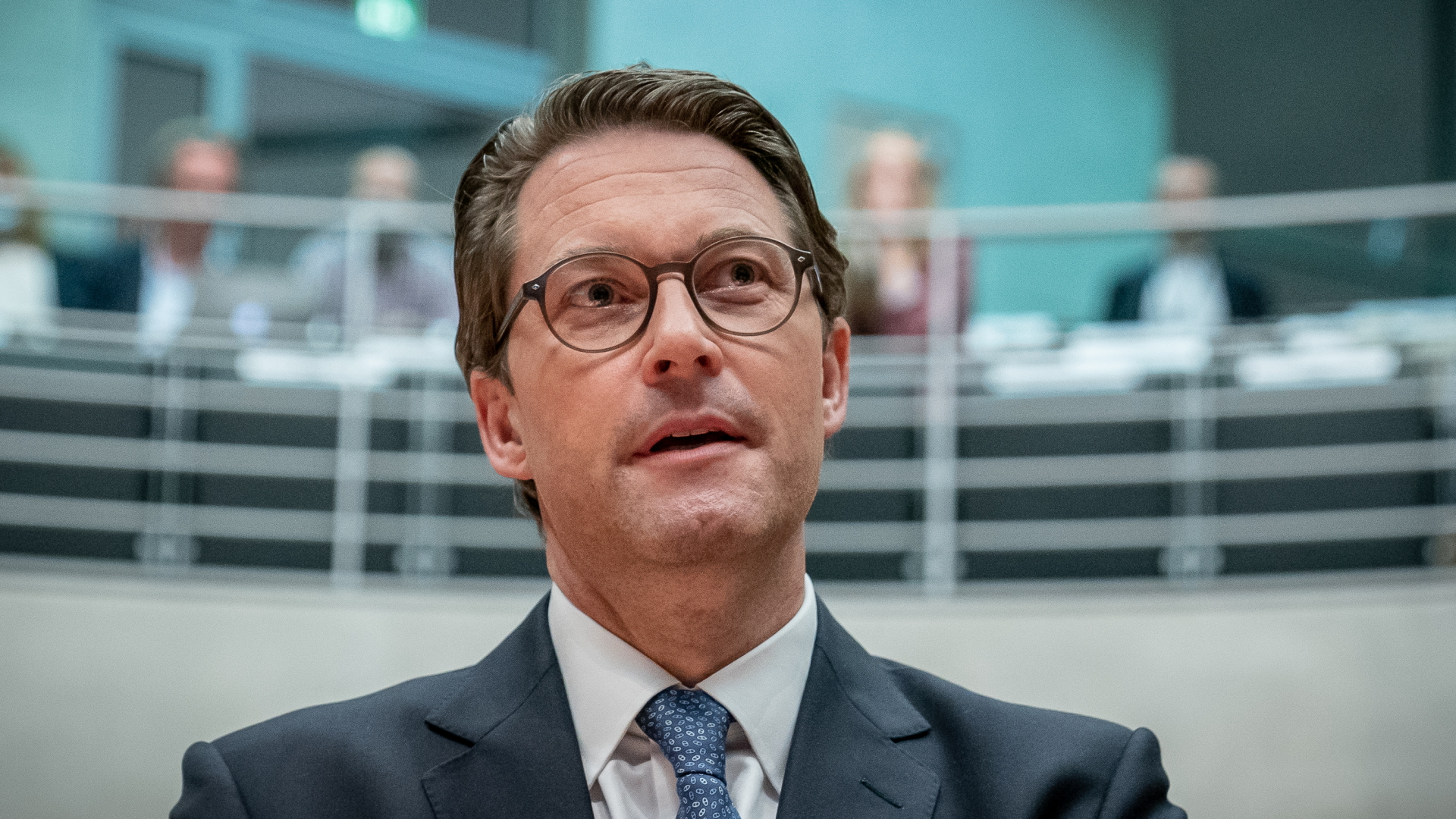 Bundesverkehrsminister Andreas Scheuer steht im Untersuchungsausschuss zur Pkw-Maut.