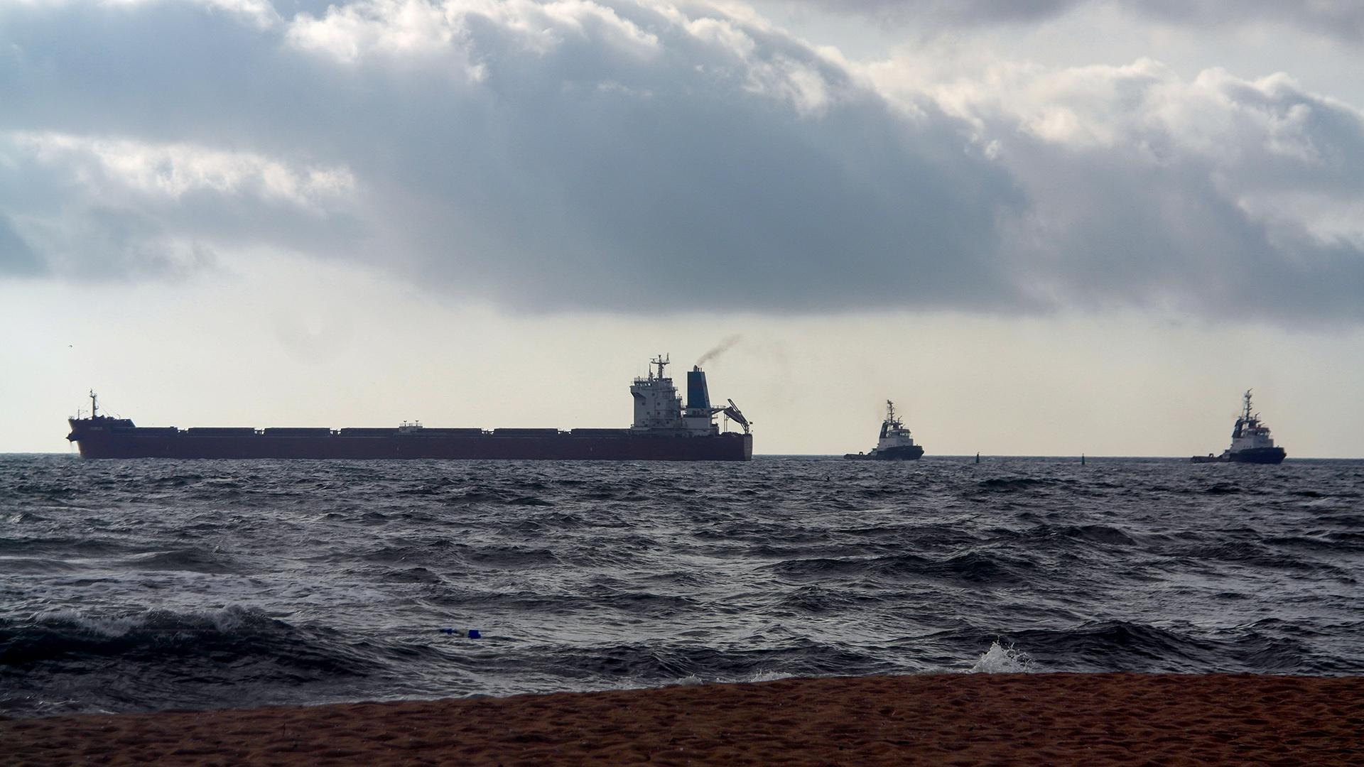 Weitere acht Schiffe mit 195.000 Tonnen ukrainischen Agrarprodukten haben die Häfen von Odessa und Chornommorsk im Rahmen der "Getreideinitiative" in der Region Odessa im Süden der Ukraine verlassen. (Archivbild) | dpa