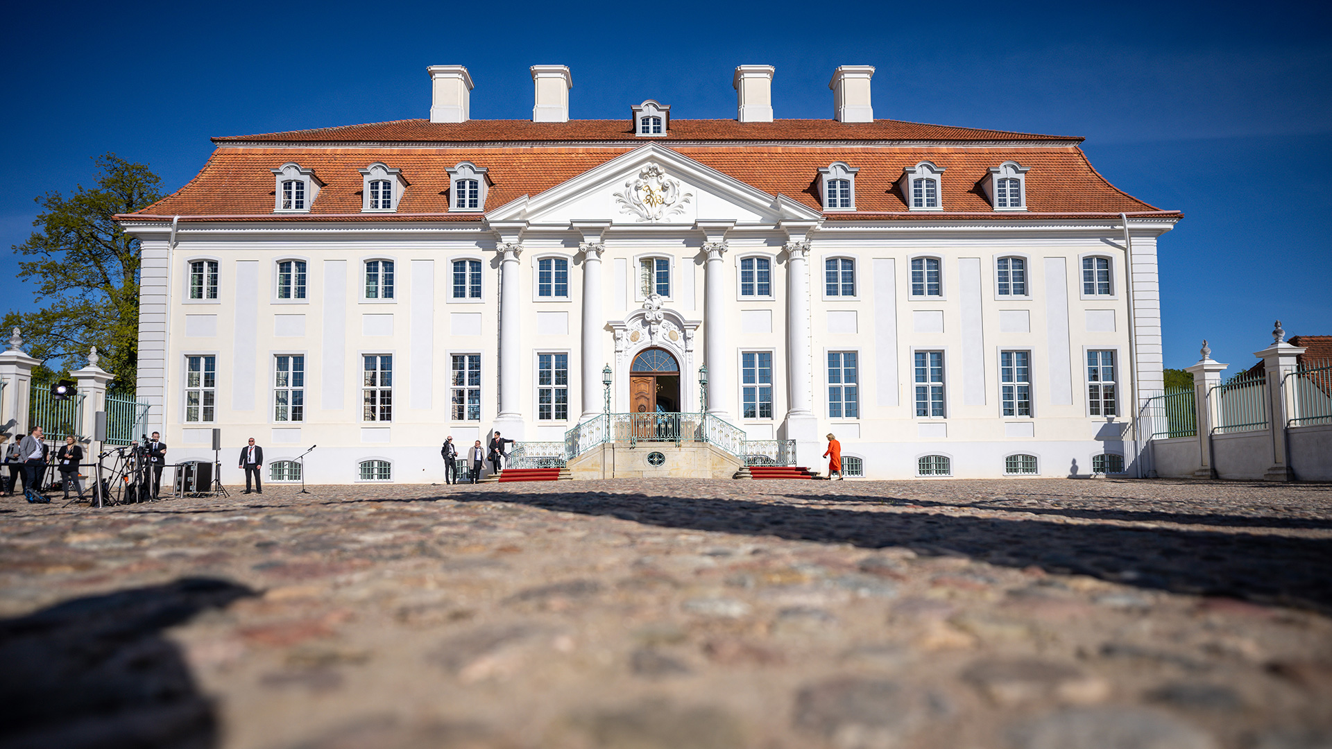 Schloss Meseberg in Brandenburg (Archivbild vom Mai 2022) | dpa
