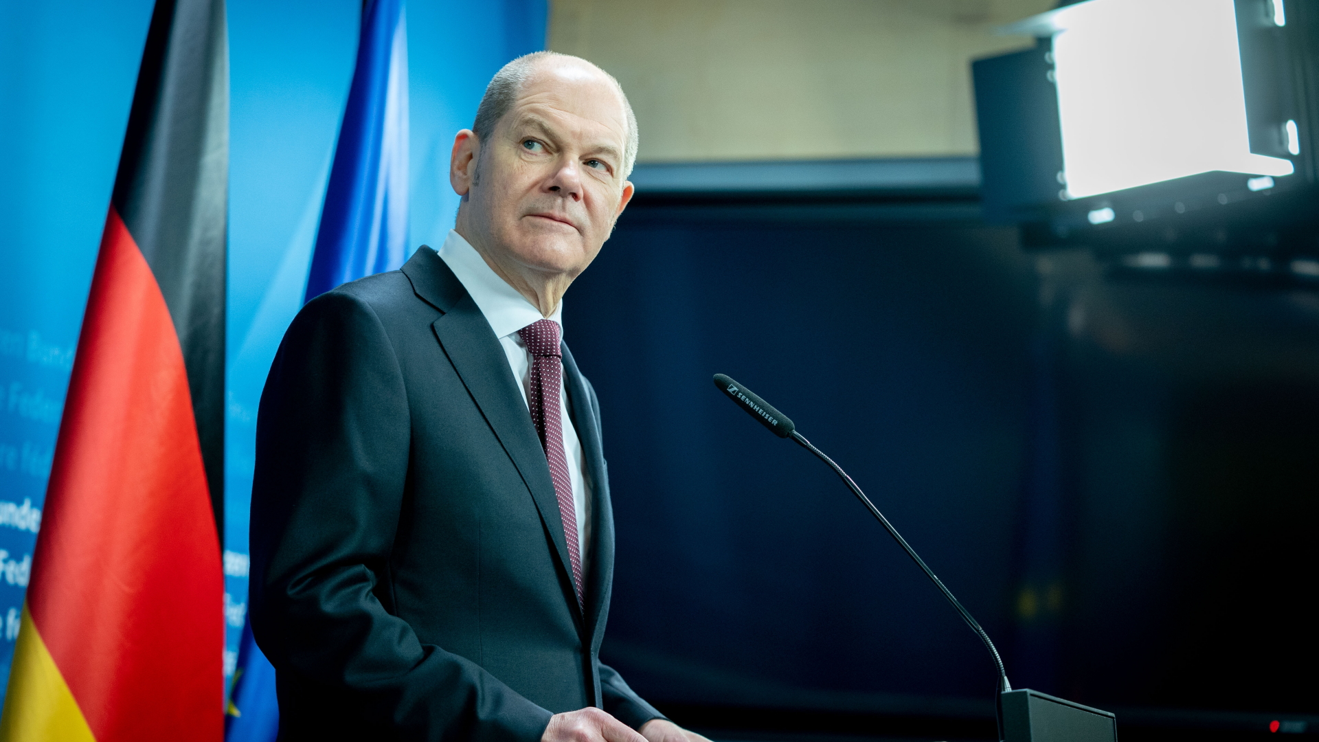 Finanzminister Scholz präsentiert seine Pläne zu Reformm der BaFin. | dpa
