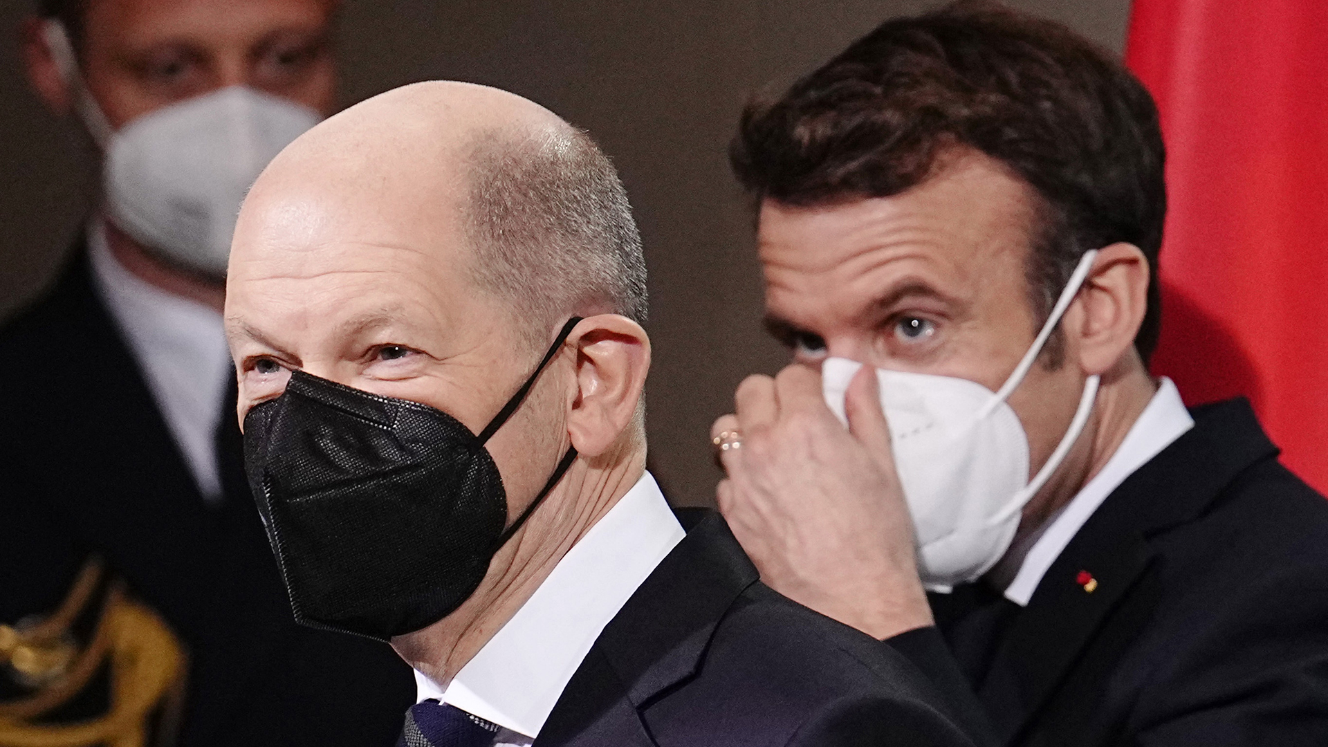 Olaf Scholz und Emmanuel Macron | AFP