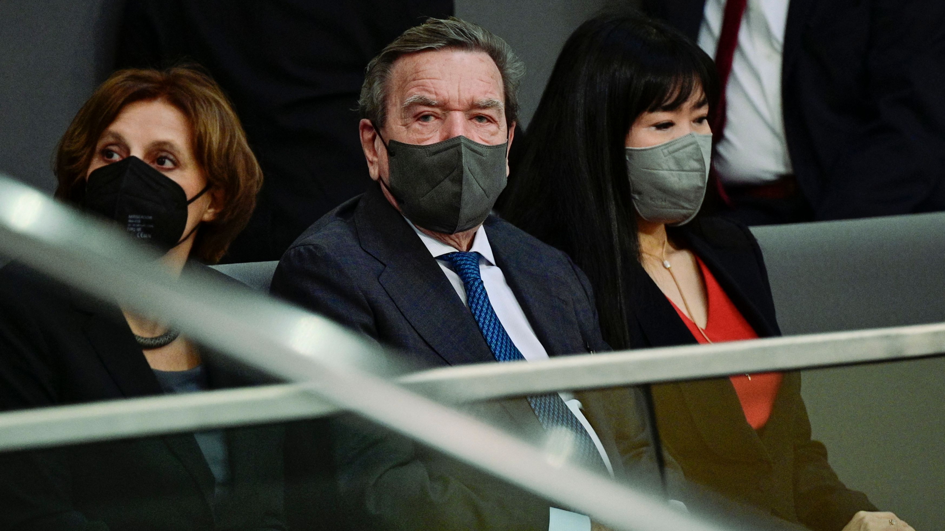Alt-Kanzler Gerhard Schröder und seine Frau So-yeon Schröder-Kim. | AFP