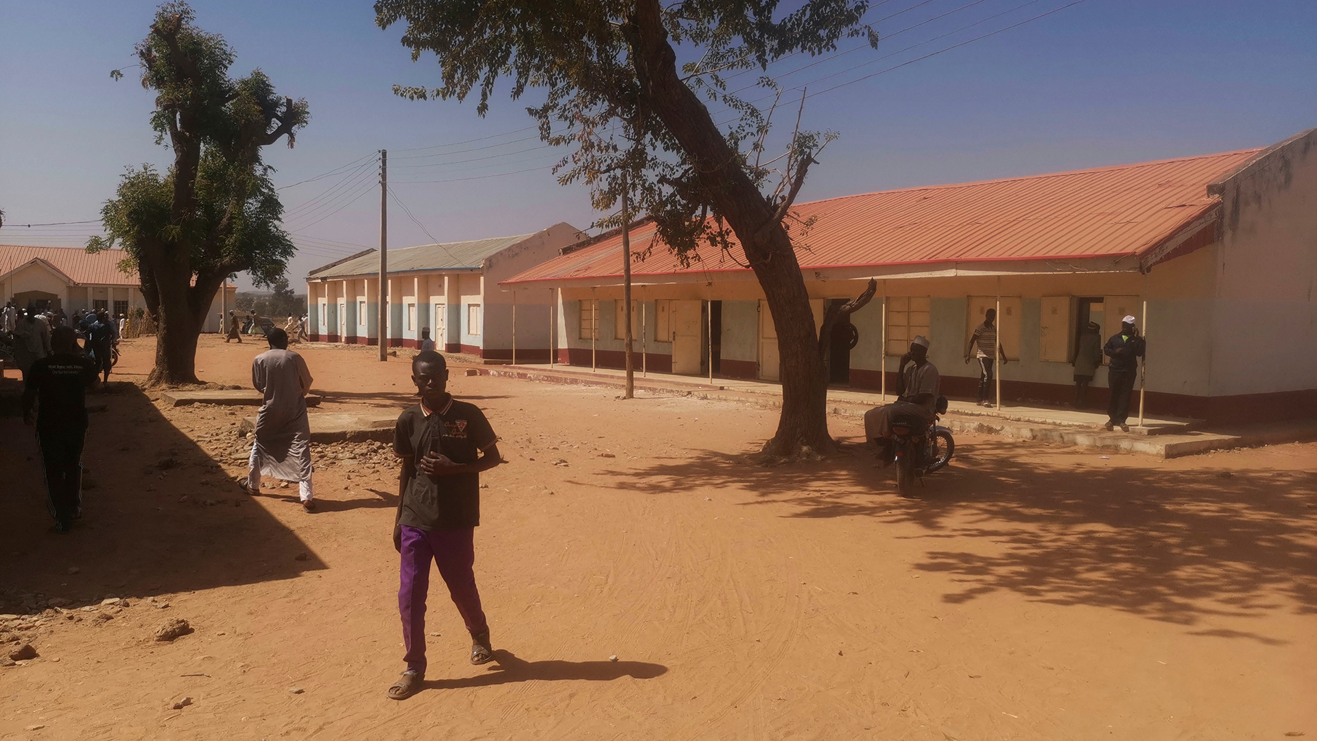 Eine Schule in Nigeria, an der mehrere Kinder entführt wurden | dpa