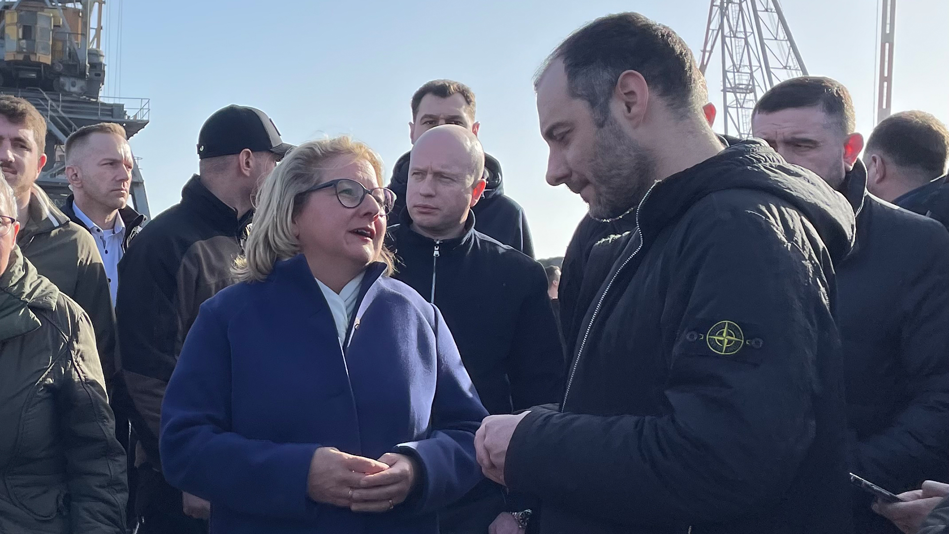 Ministerin Schulze in Odessa: Wiederaufbau mitten im Krieg