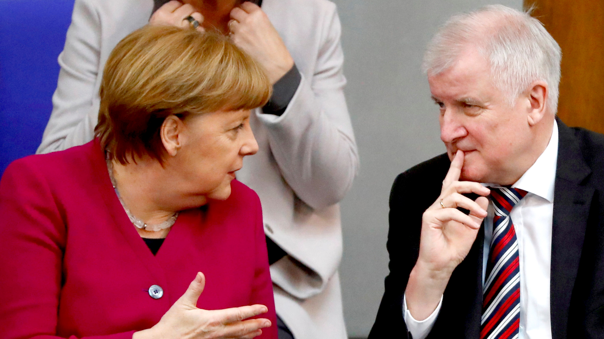 Innenminister Seehofer und Kanzlerin Merkel
