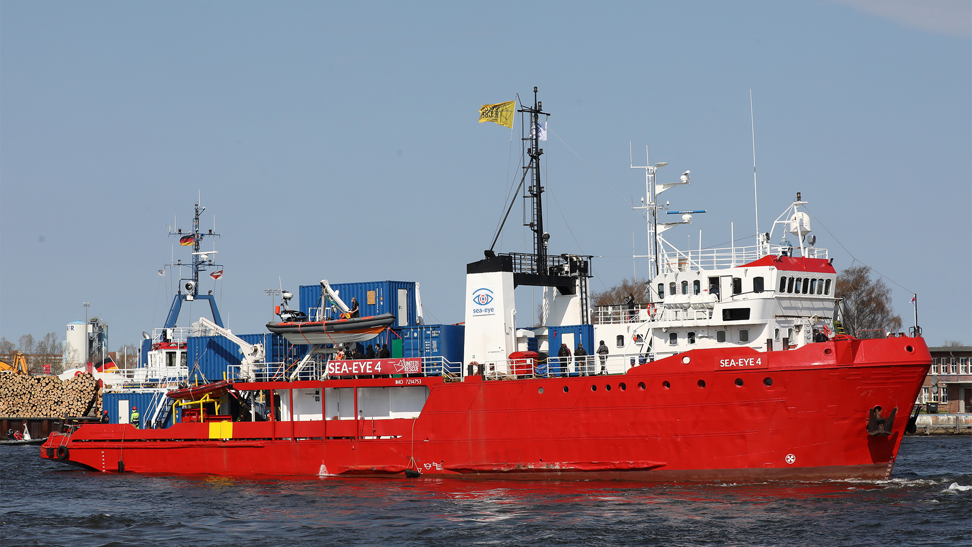 Das Seenotrettungsschiff "Sea-Eye 4" | picture alliance/dpa/dpa-Zentral