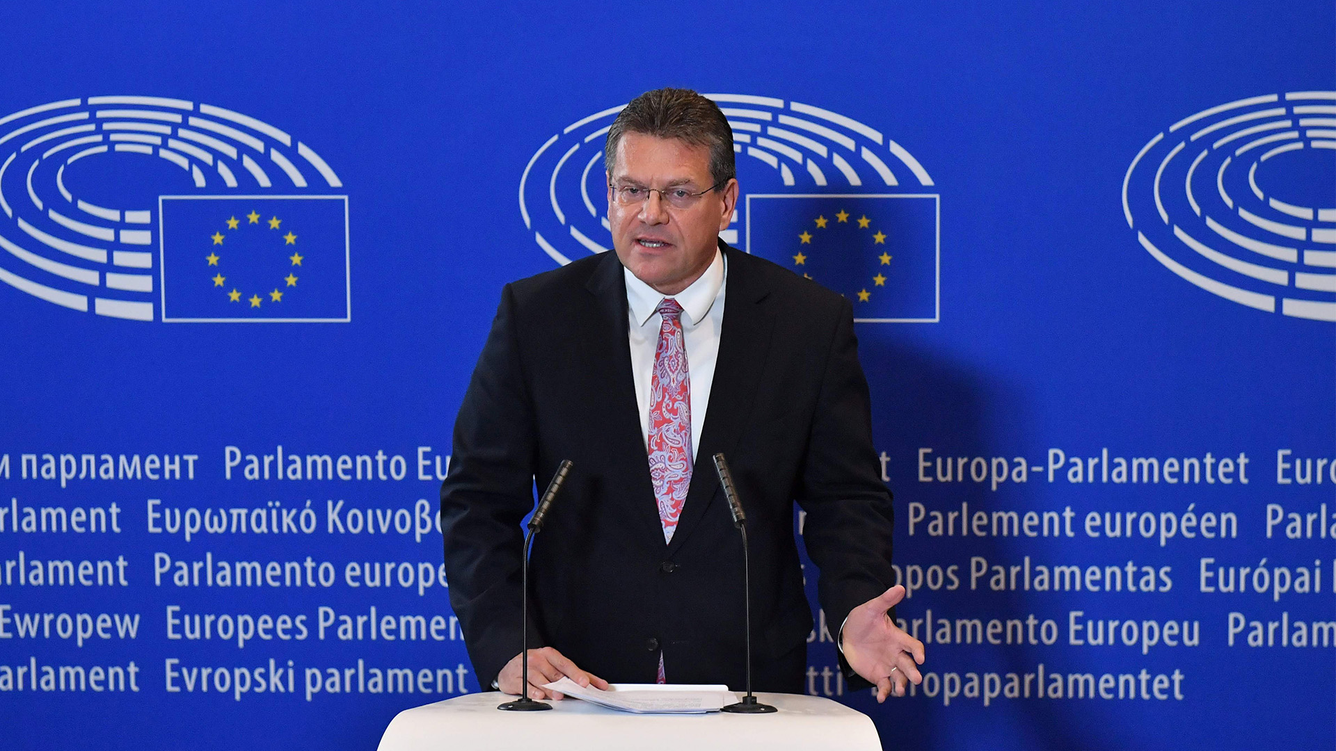 Der slowakische Sozialdemokrat Maros Sefcovic will 2019 neuer EU-Kommissionspräsident werden. | AFP