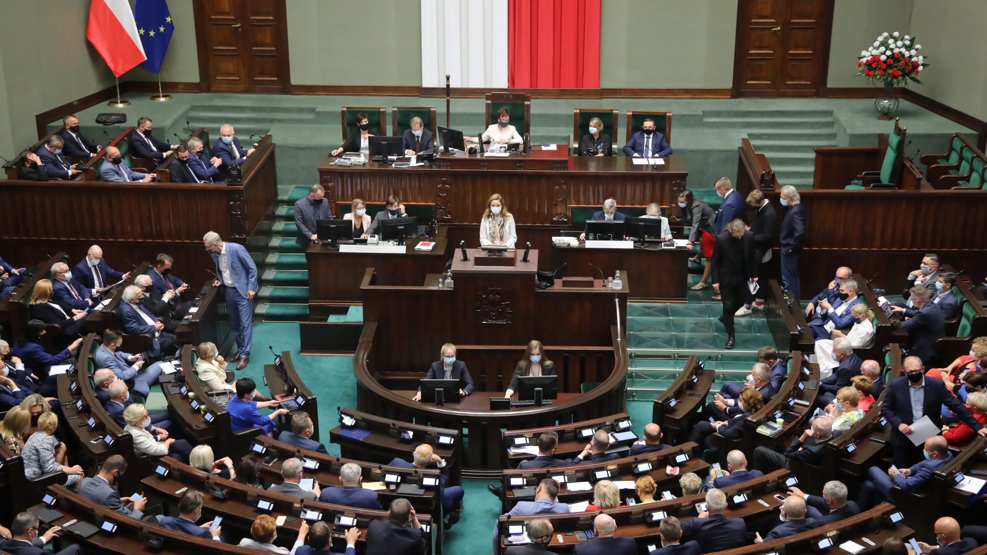 Sitzung des polnischen Parlaments in Warschau zum umstrittenen Mediengesetz | EPA