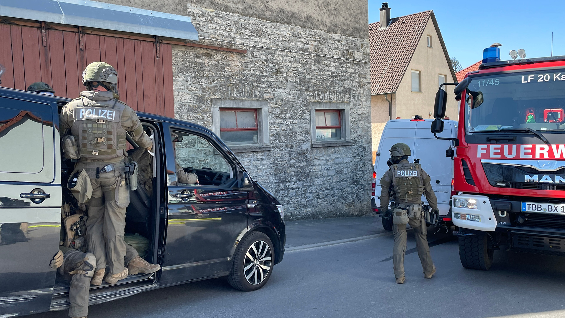 Polizeieinsatz in Bobstadt-Boxberg. | SWR