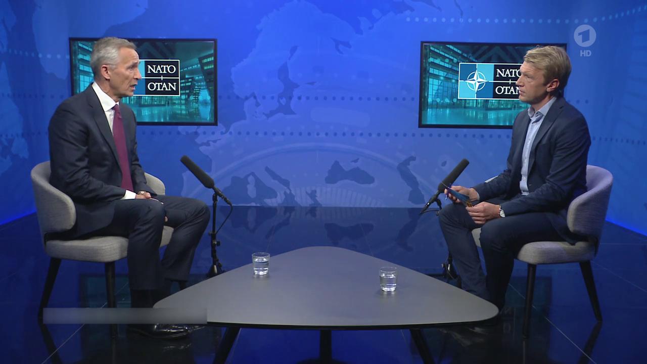ARD-Interview mit NATO-Generalsekretär Stoltenberg