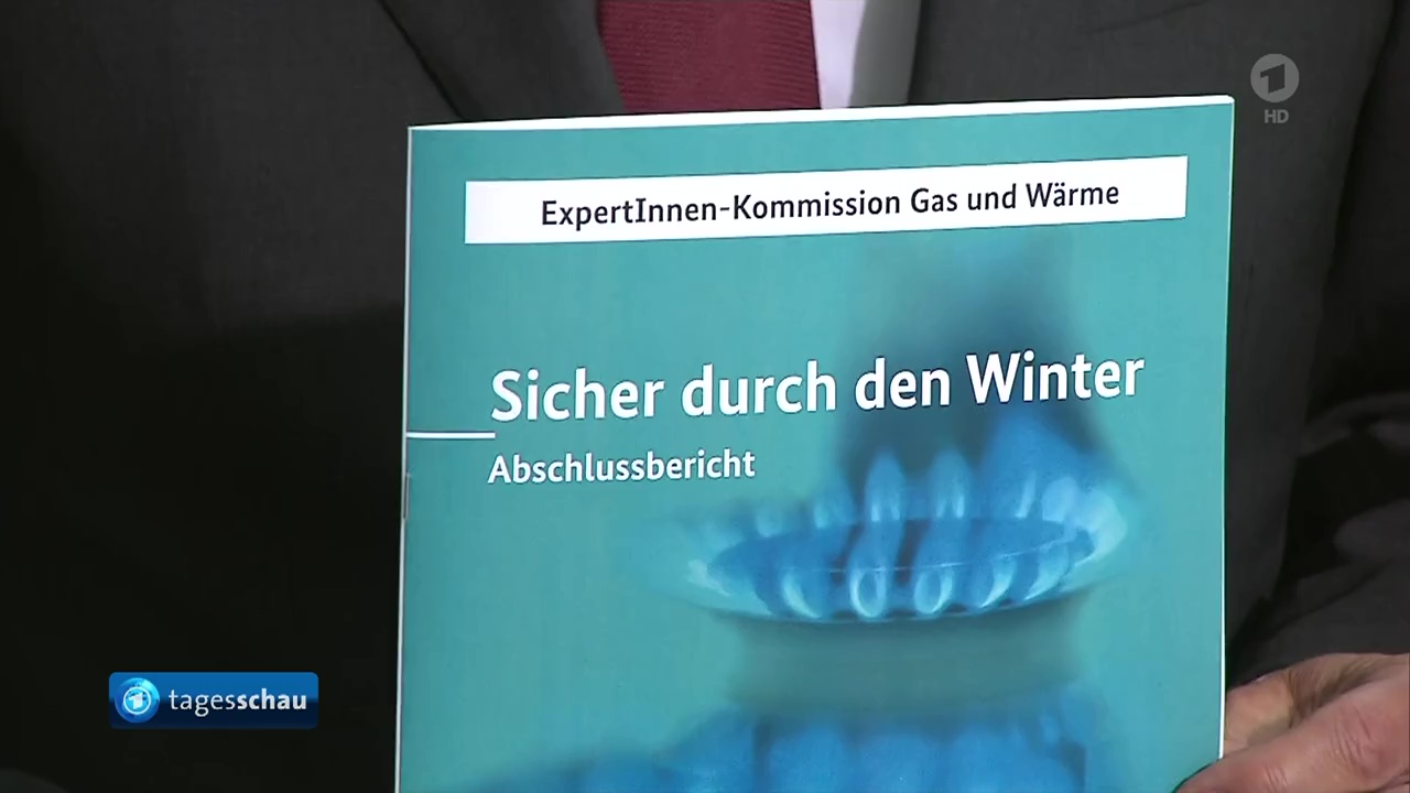 Expertenkommission "Gas und Wärme" stellt weitere Vorschläge für Entlastungen vor