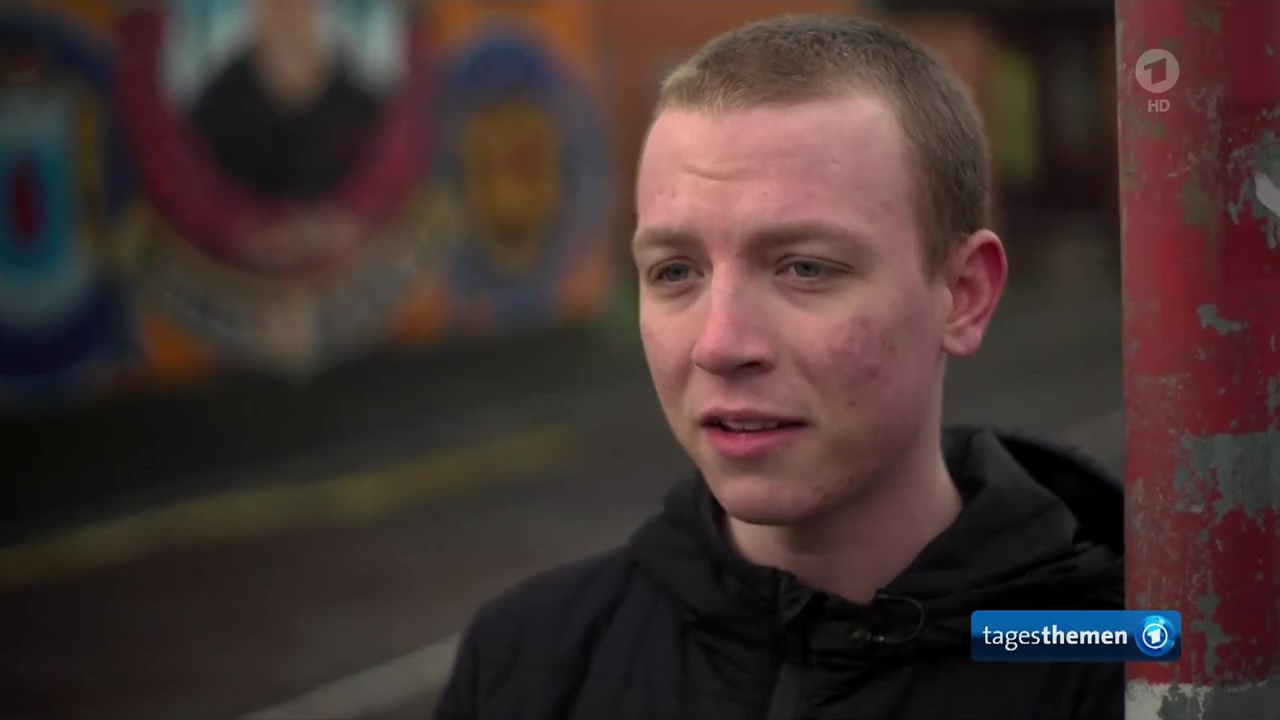 Der 19-Jährige Joel wurde vergangene Woche nach Krawallen in Belfast festgenommen.