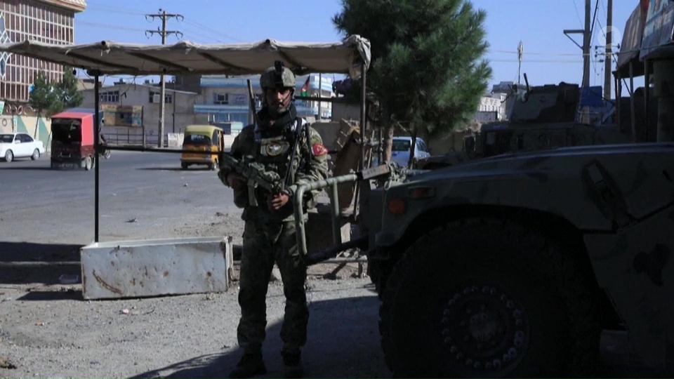 Soldat der afghanischen Sicherheitskräfte in Herat vor der Eroberung der Stadt durch die Taliban | AFP