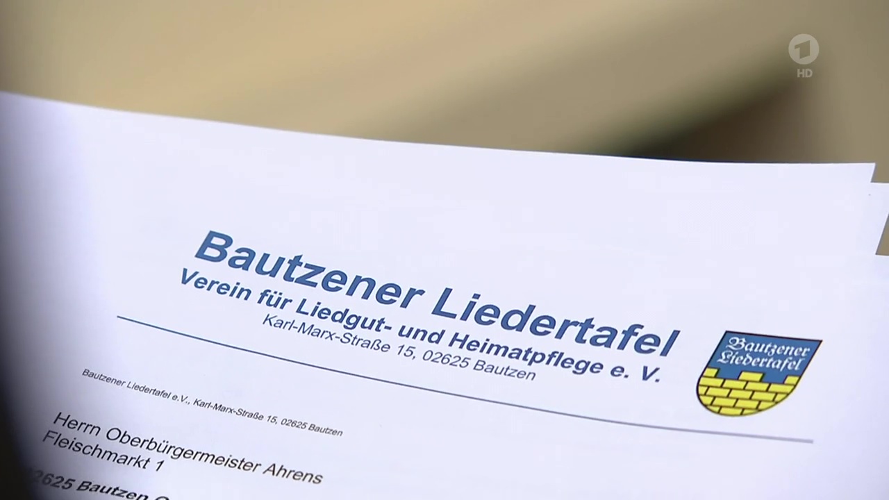 Briefkopf "Bautzener Liedertafel"
