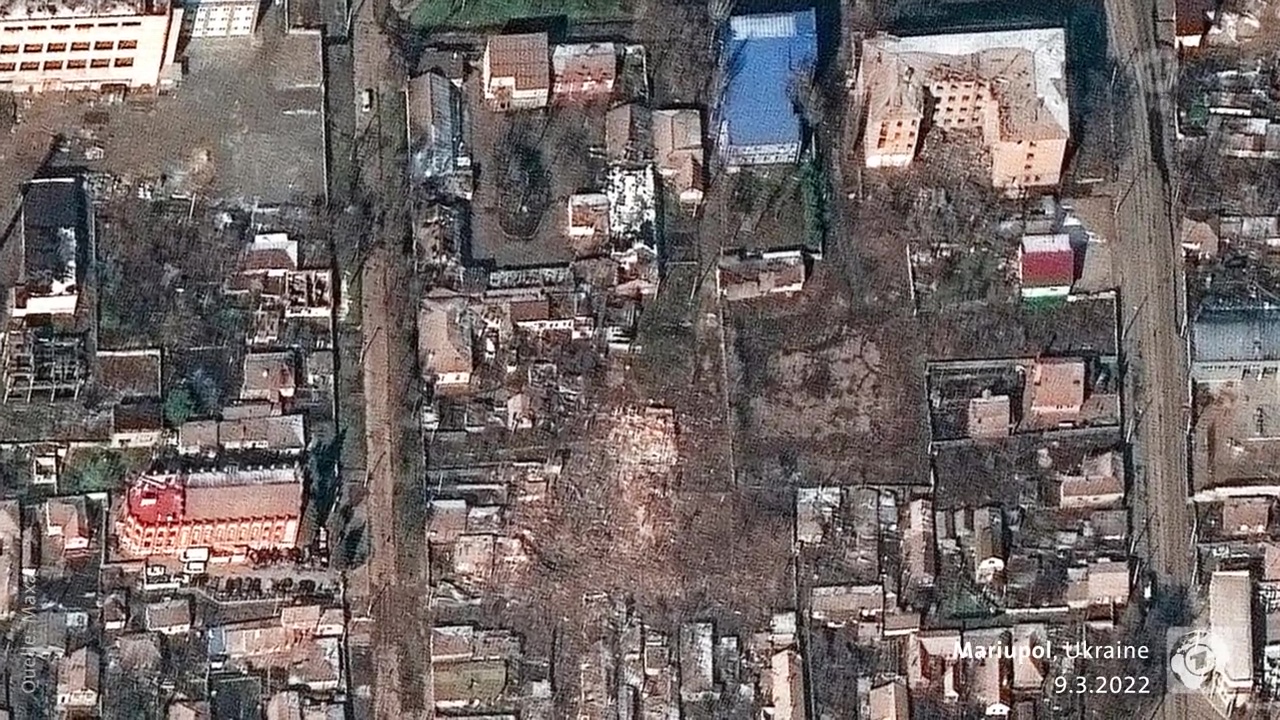 Satellitenbilder vom ukrainischen Mariupol (unkommentiert)