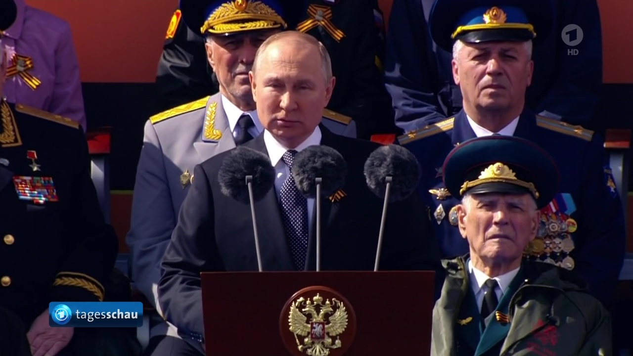 Rede zum 9. Mai: Putin rechtfertigt Krieg gegen die Ukraine mit russischen Scheininteressen 
