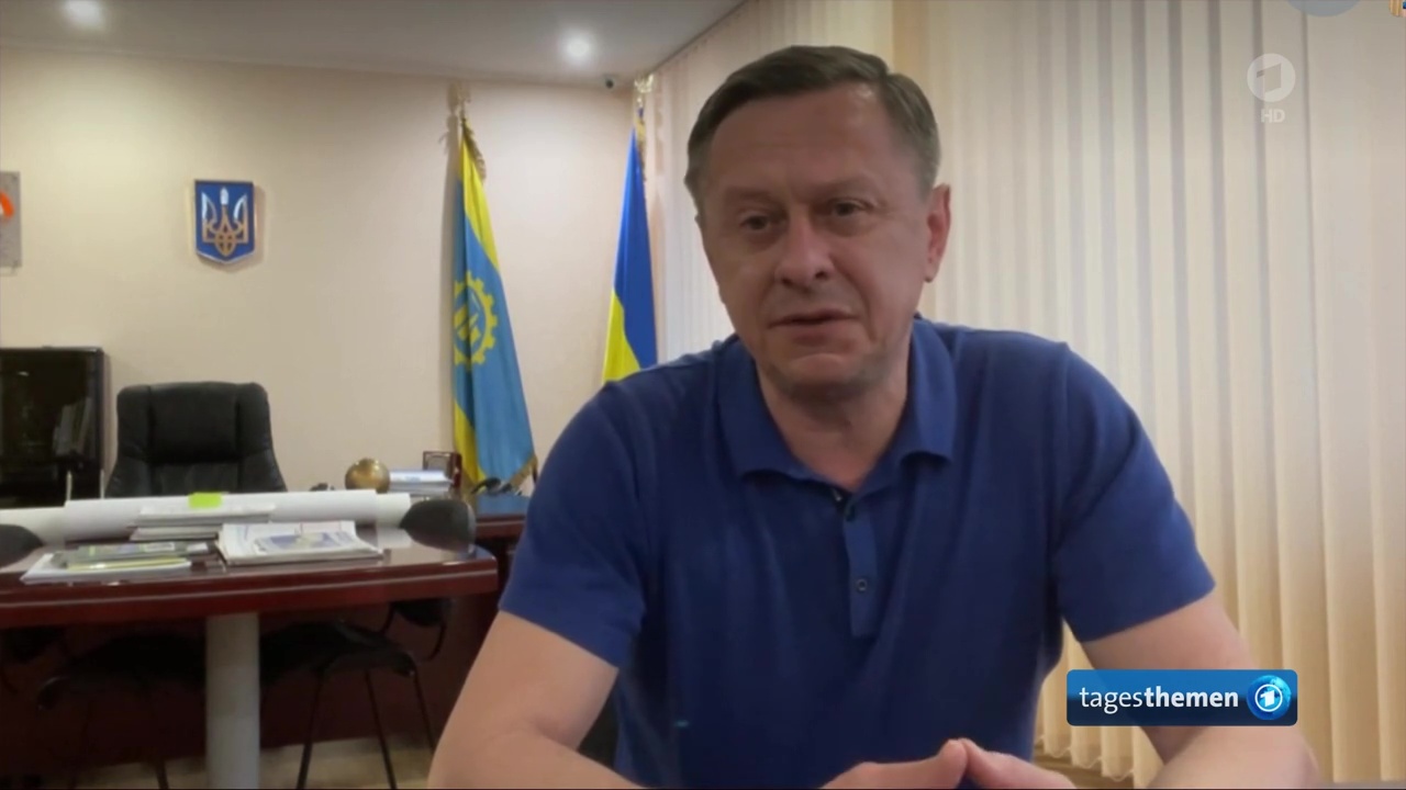 Oleksandr Goncharenko, Bürgermeister Kramatorsk, "Der Wille zu gewinnen ist nicht gebrochen"