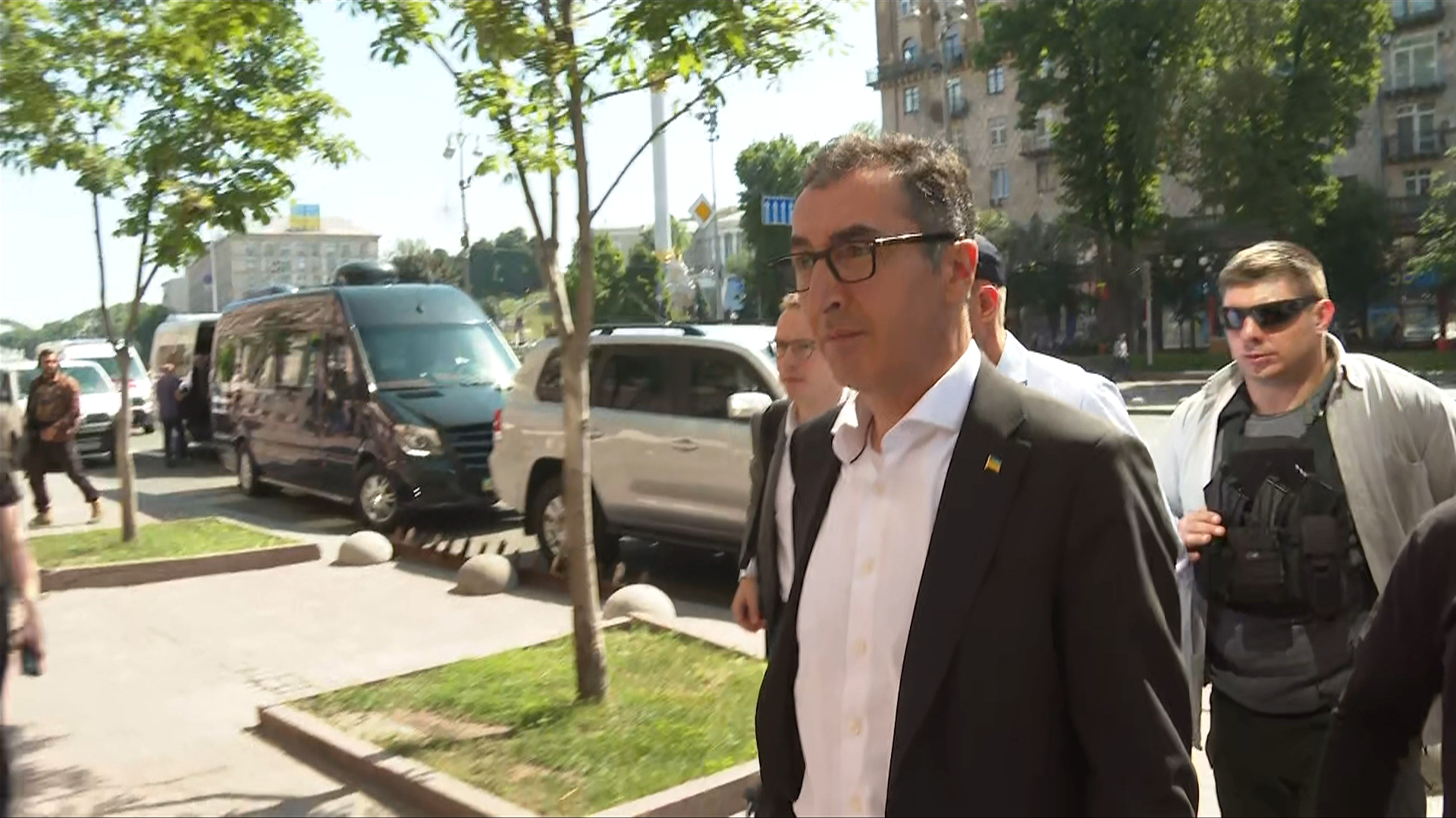 Bundeslandwirtschaftsminister Özdemir in Kiew