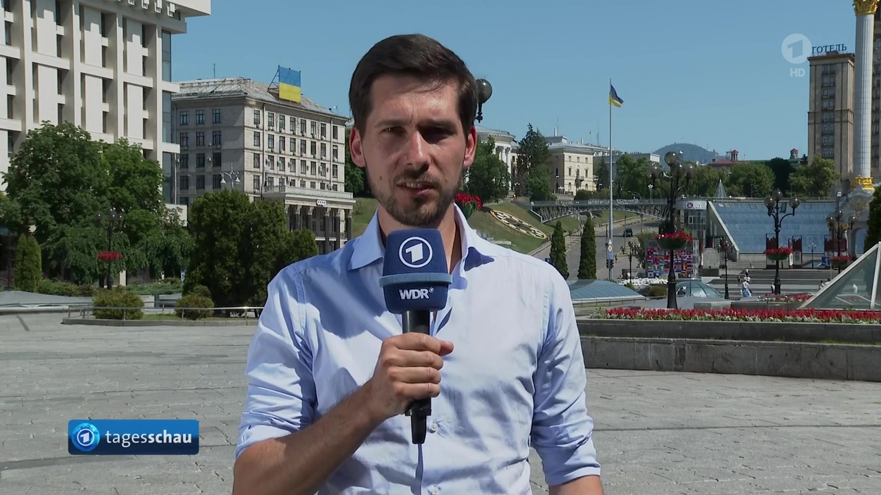 "Es wird starker Beschuss entlang der Frontlinie gemeldet", Vassili Golod, WDR, zzt. Kiew, zur Lage in der Ukraine