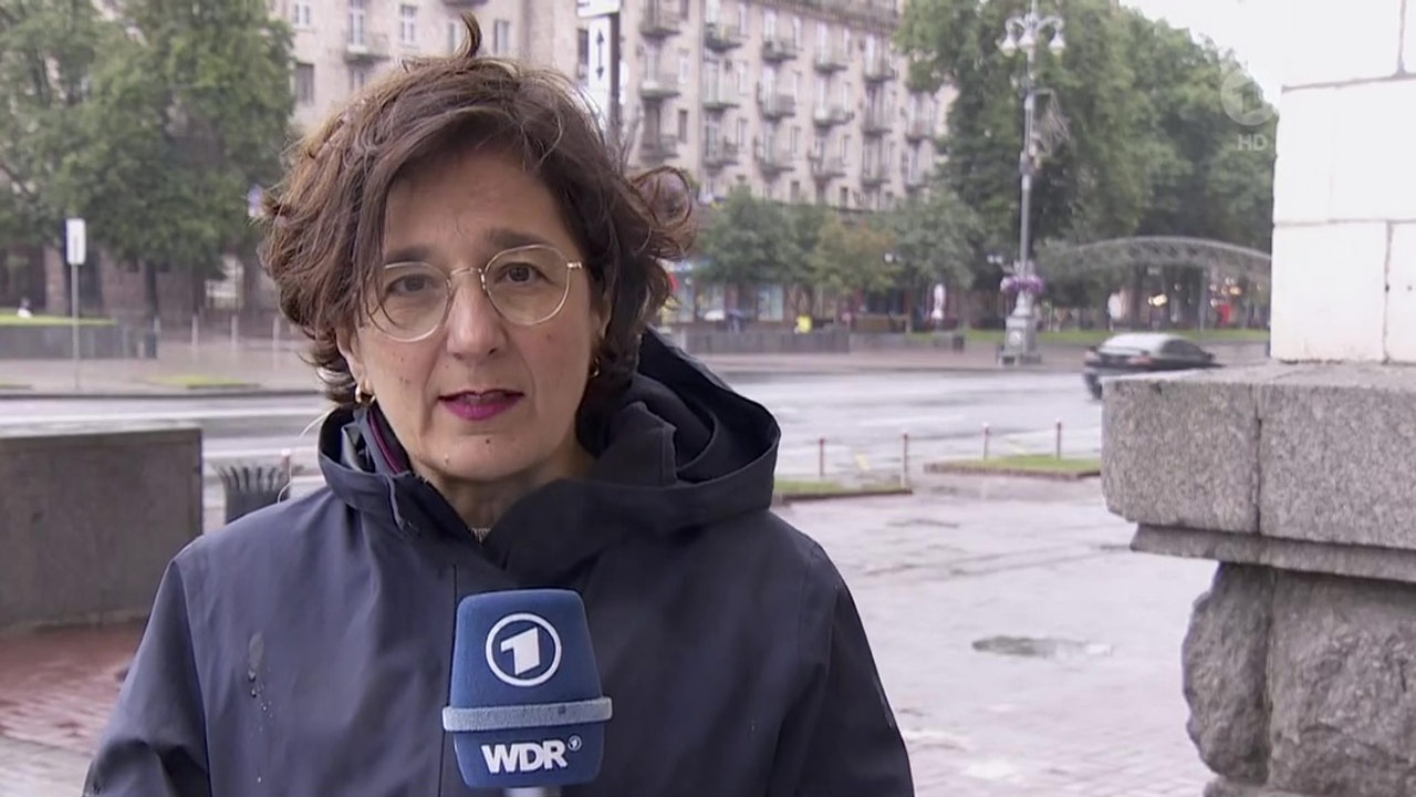 "Die Zertrümmerung von zivilem Leben ist gewaltig" Isabel Schayani, ARD Moskau, zzt. Kiew/Ukraine