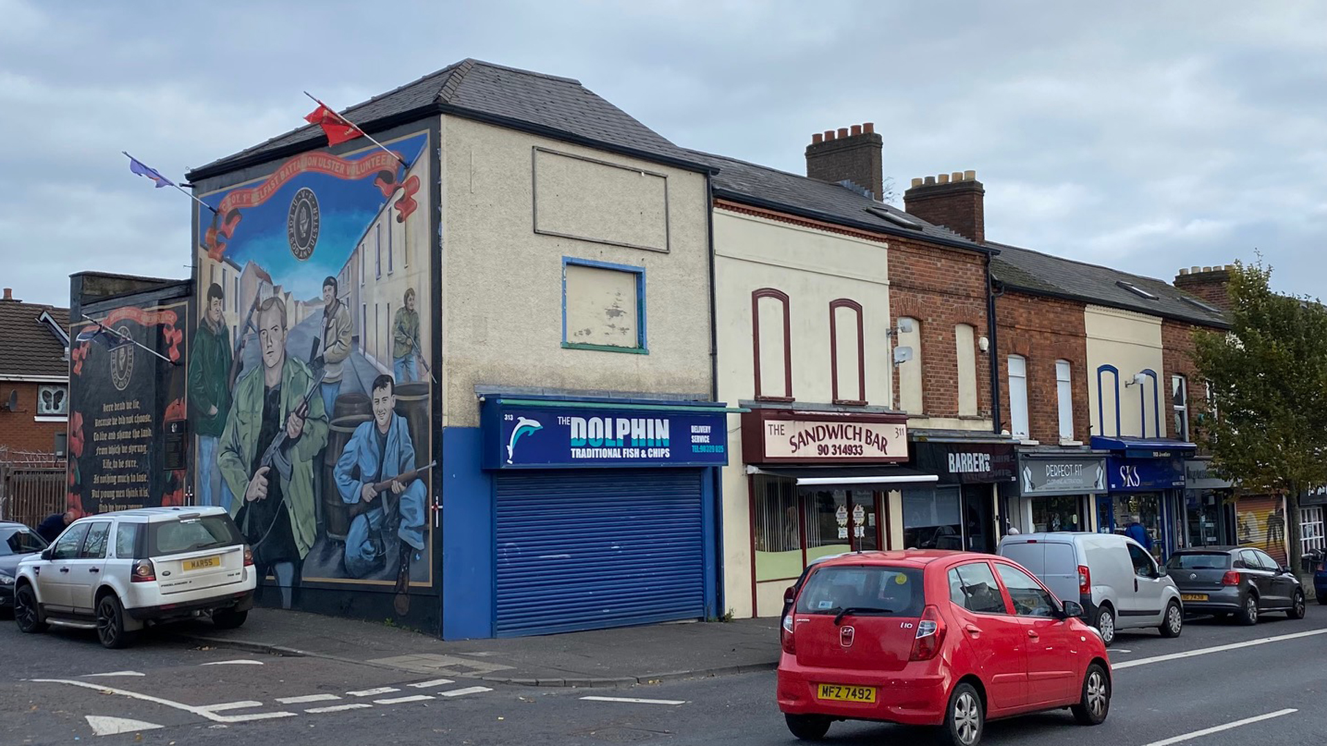 Wandgemälde in Belfasts Shankill Road | ARD-Studio London