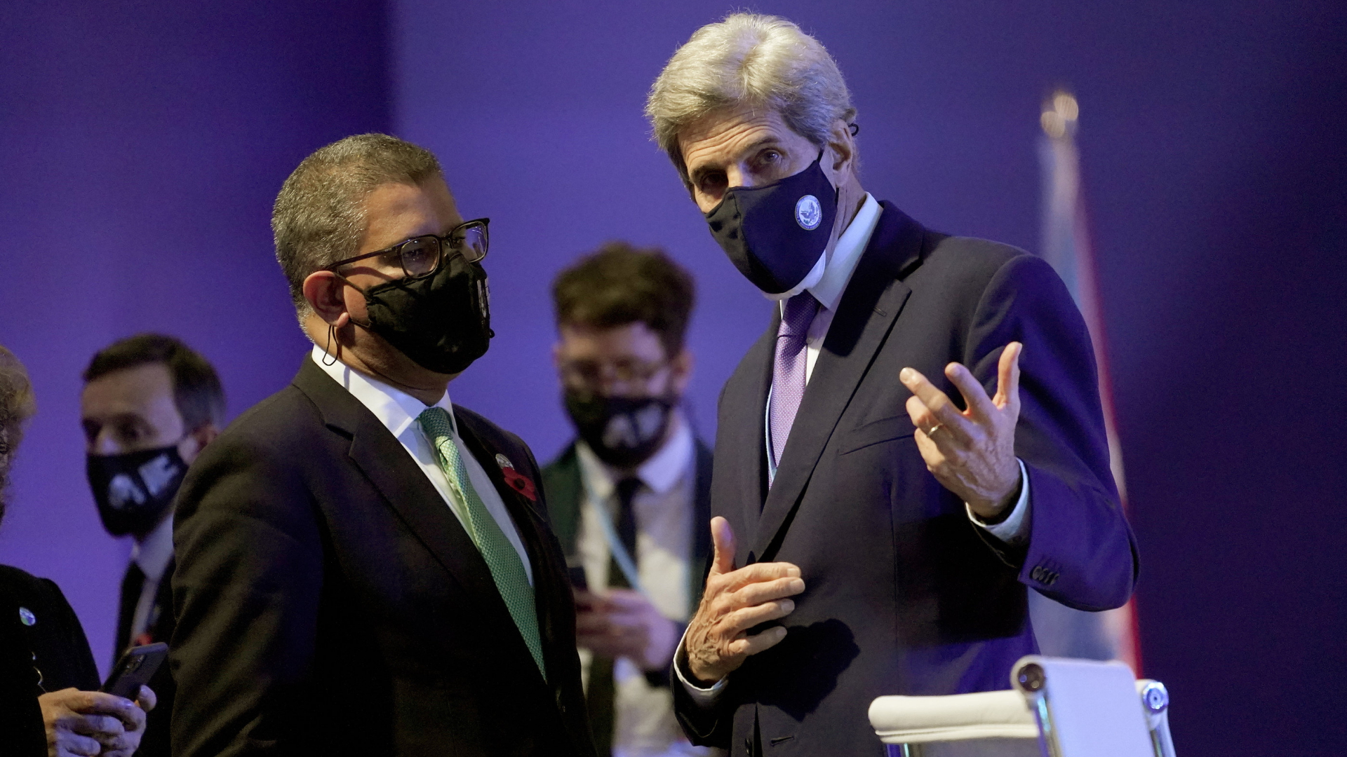 COP26-Präsident Alok Sharma und der US-Vermittler John Kerry | AP