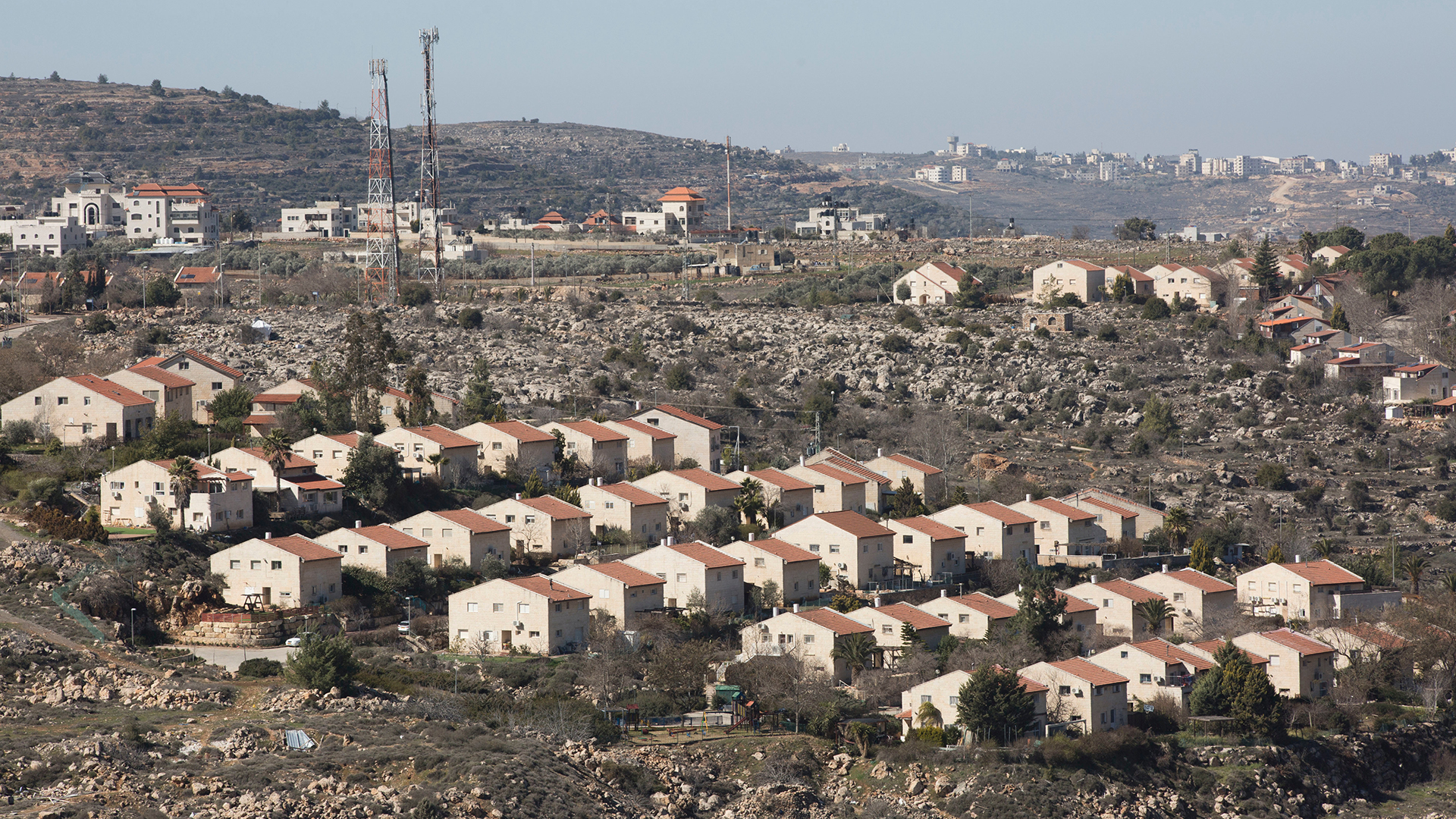 Die israelische Siedlung Ofra