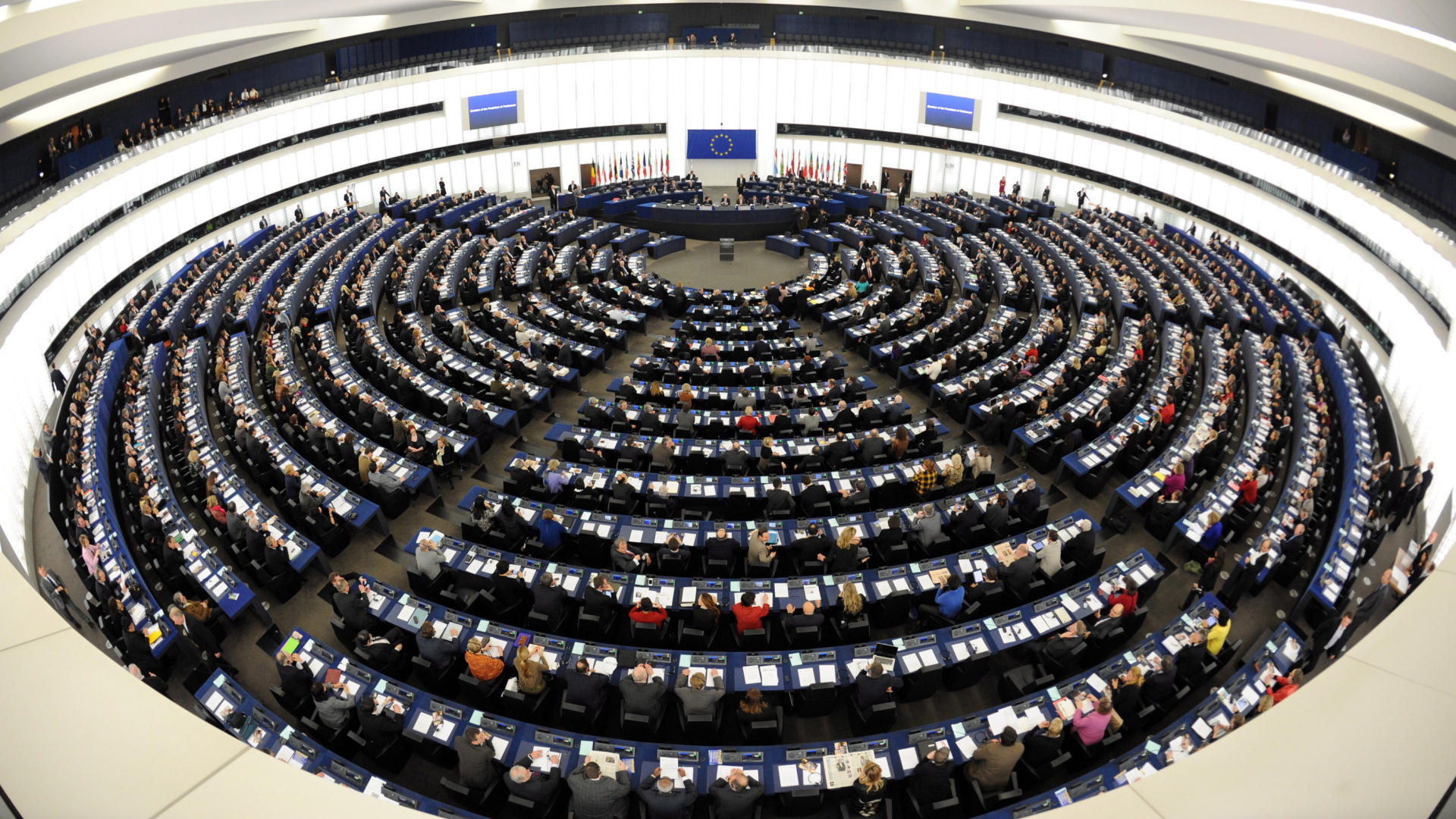 Das EU-Parlament mit seinen aktuell 750 Sitzen | dpa