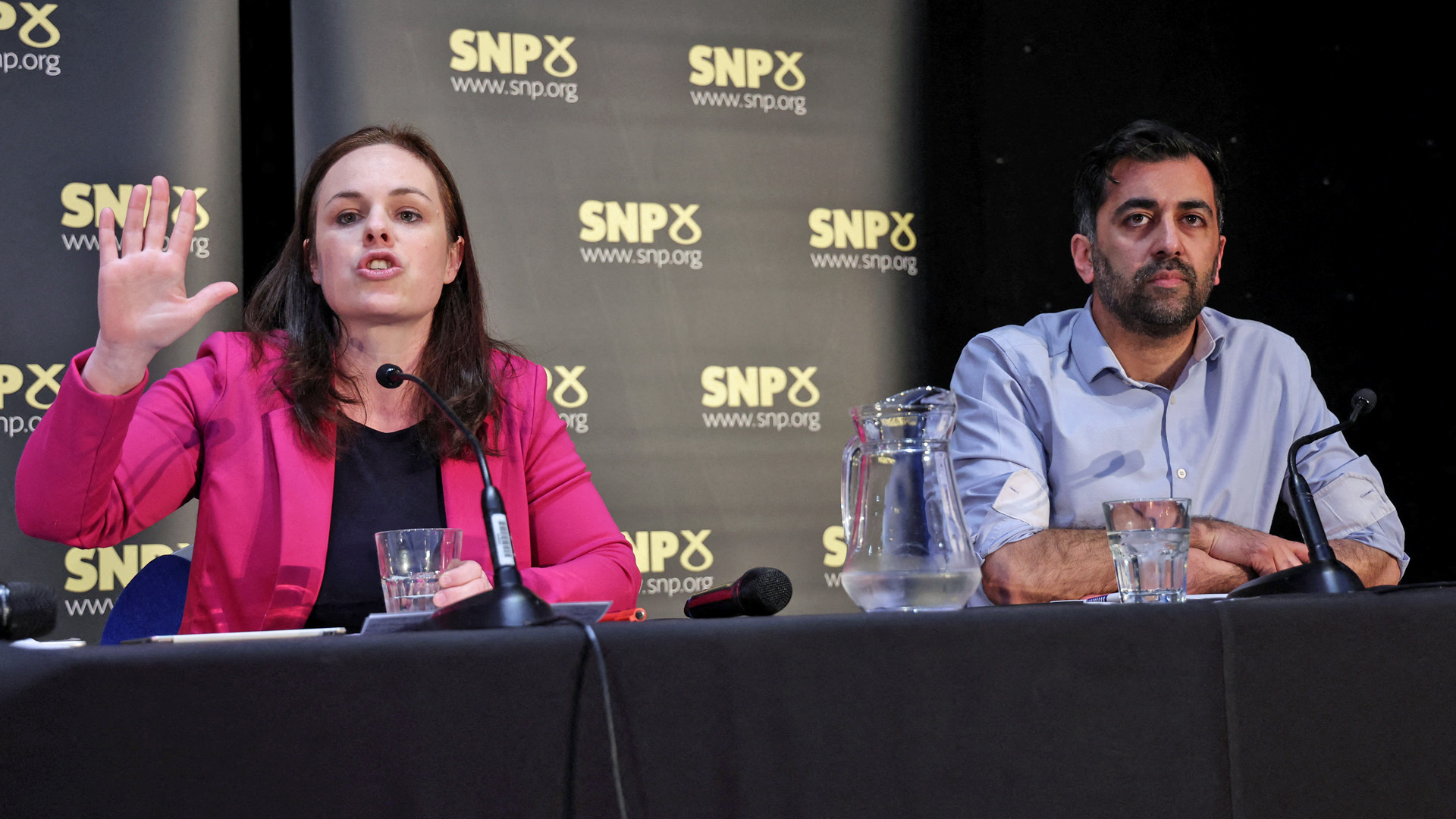 Kate Forbes und Humza Yousaf debattierten in Edinburgh
