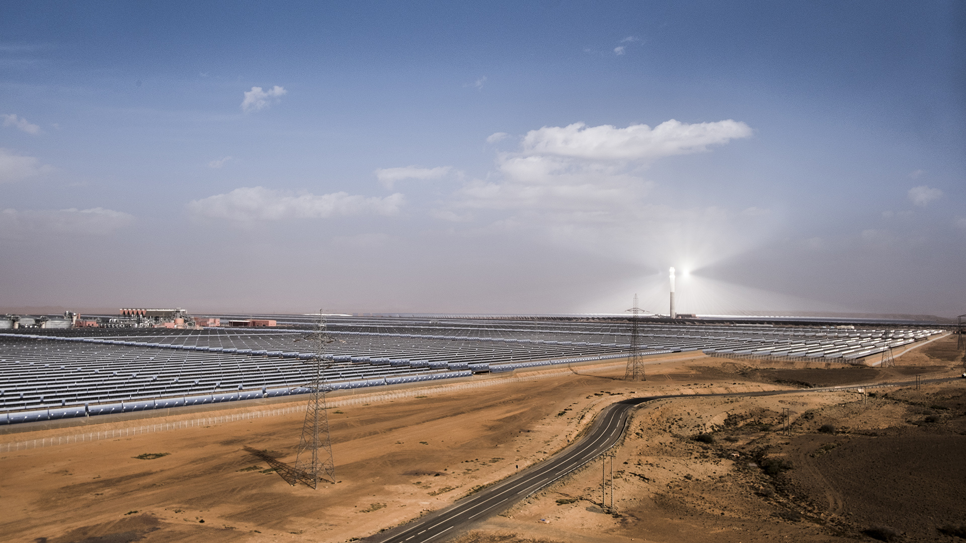 Ouarzazate Solarpark in der Sahara, Marokko | picture alliance / SVENSKA DAGBL