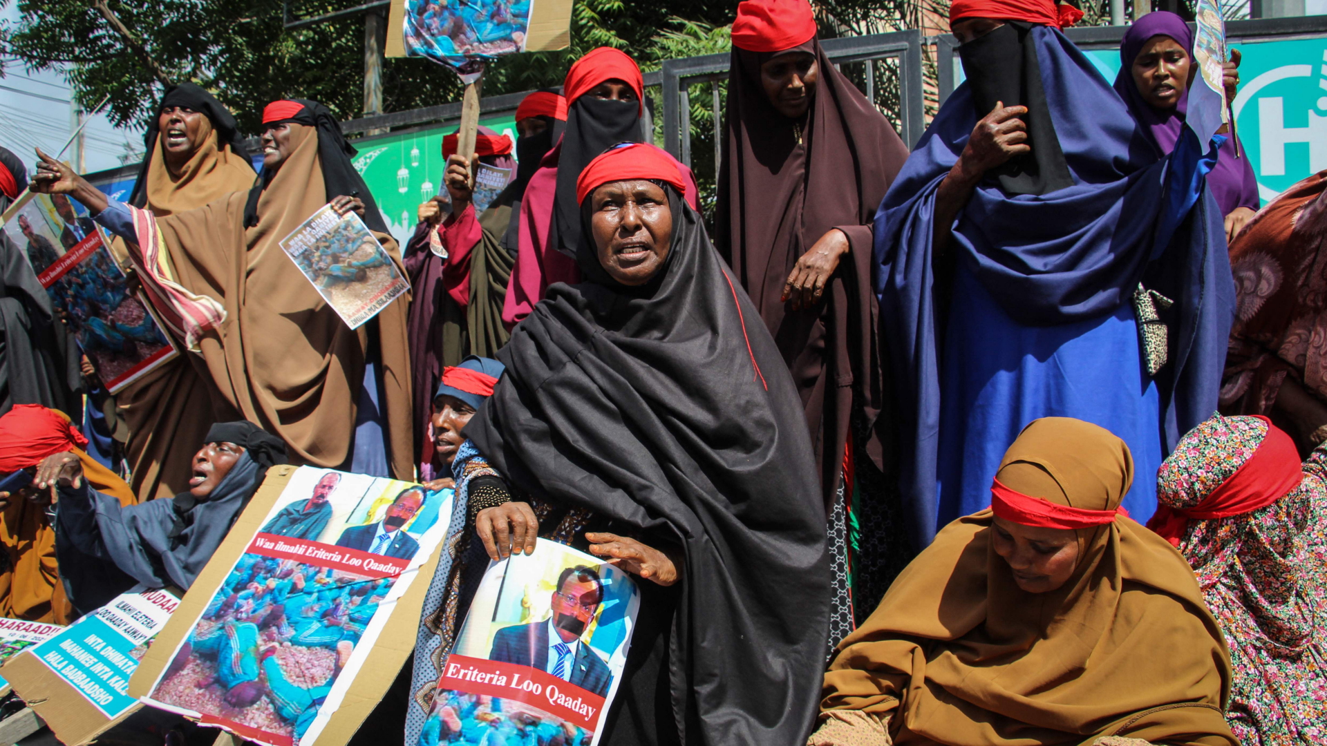 Mütter in Somalias Hauptstadt Mogadischu protestieren gegen das Verschwinden ihrer Söhne | AFP