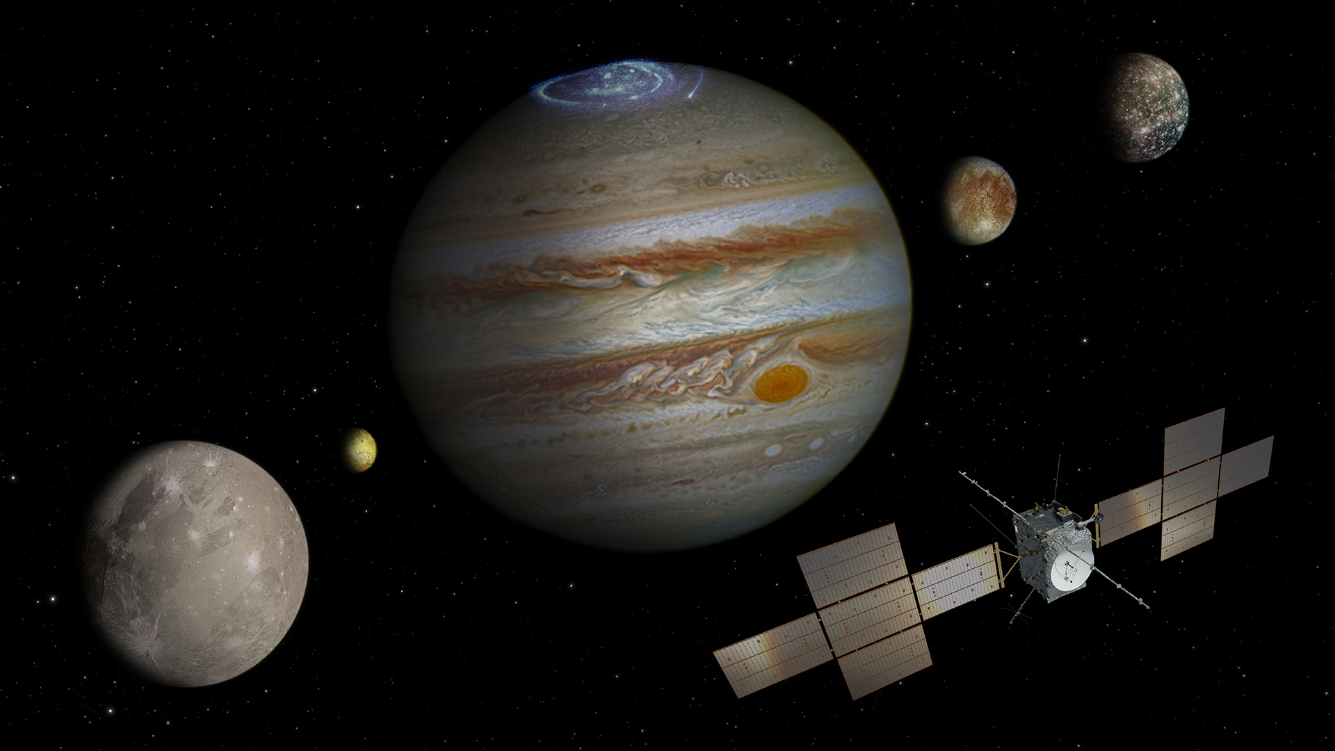 Lanzamiento de la sonda GOS de la Agencia Espacial Europea: tras la pista de Júpiter y sus lunas