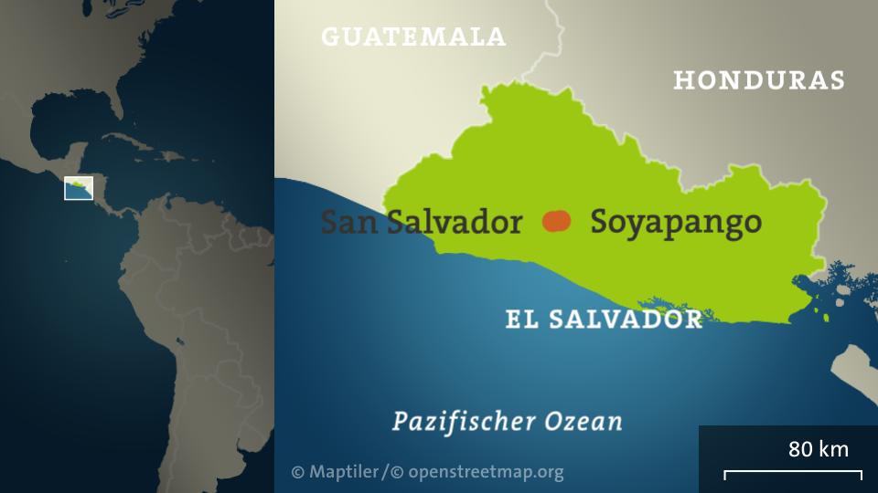 Karte: Soyapango, El Salvador 