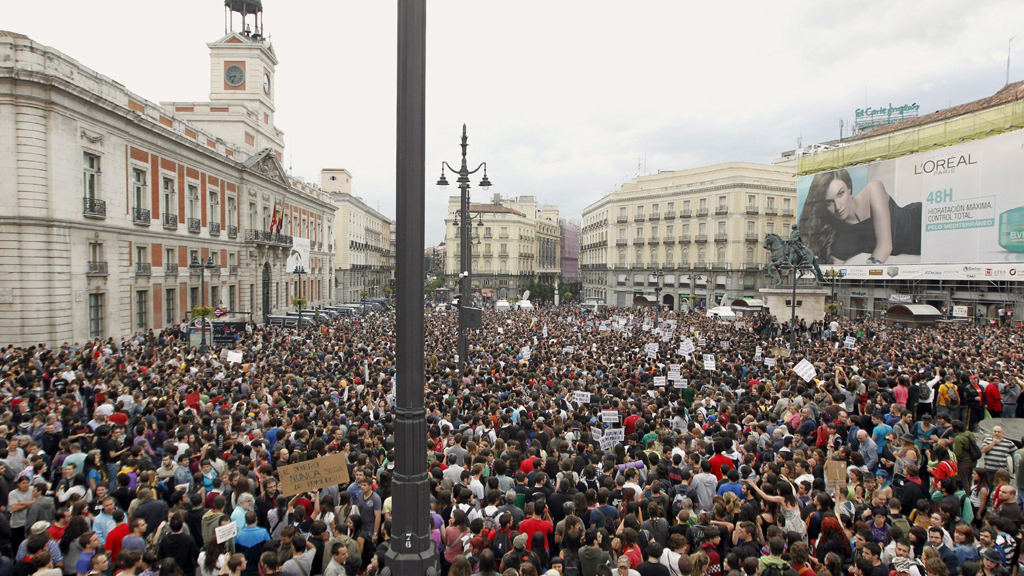 Proteste in Madrid | dpa
