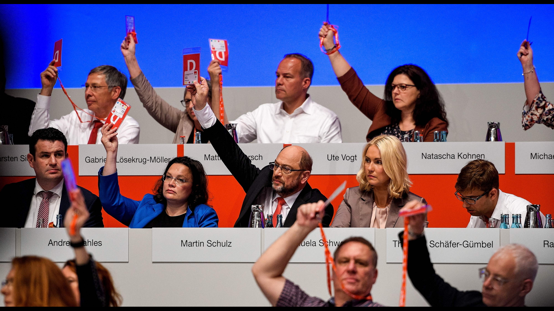 SPD stimmt über Wahlprogramm ab | AFP