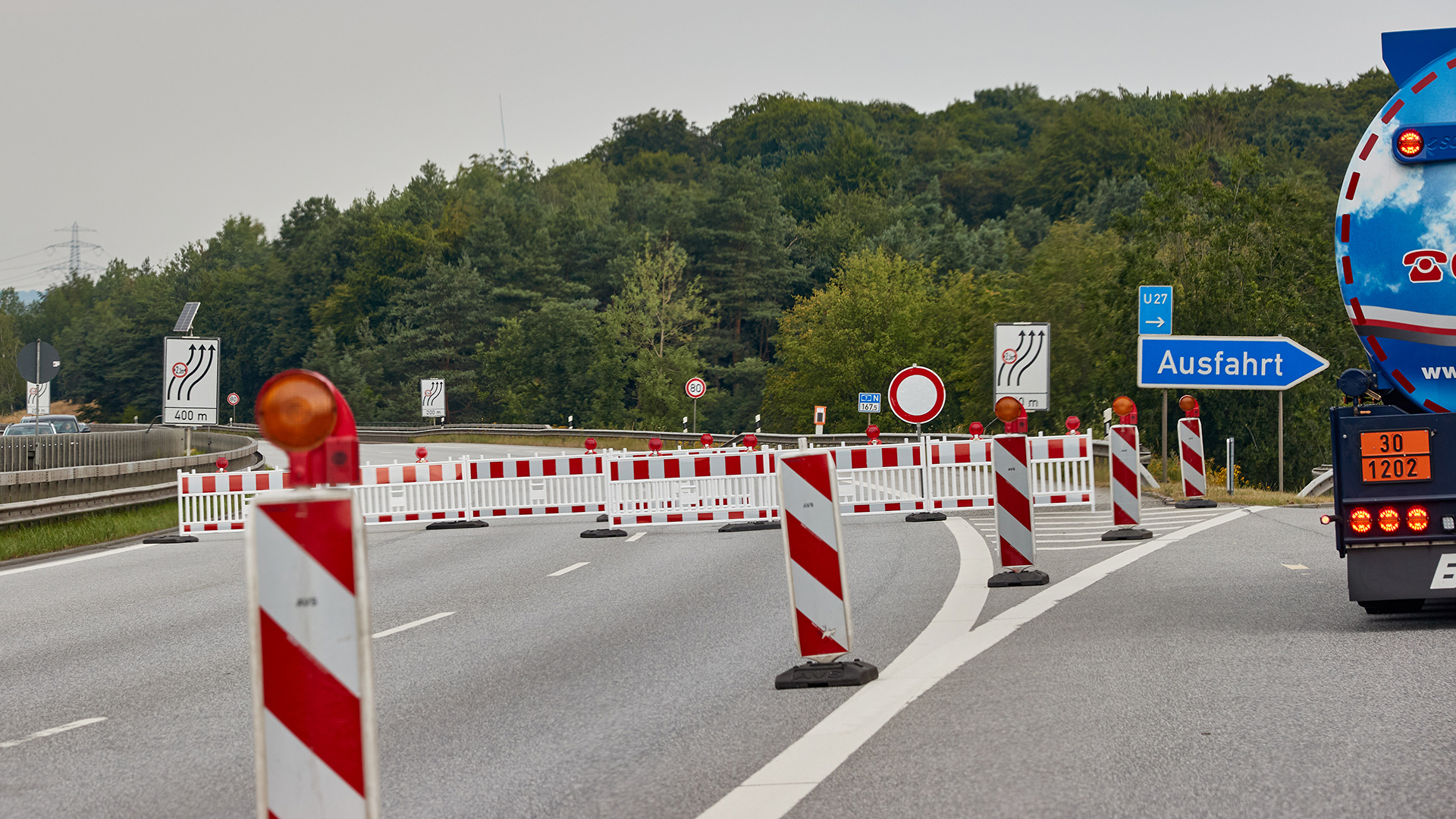 A7 in Hamburg wird wegen Bauarbeiten mehrtägig gesperrt