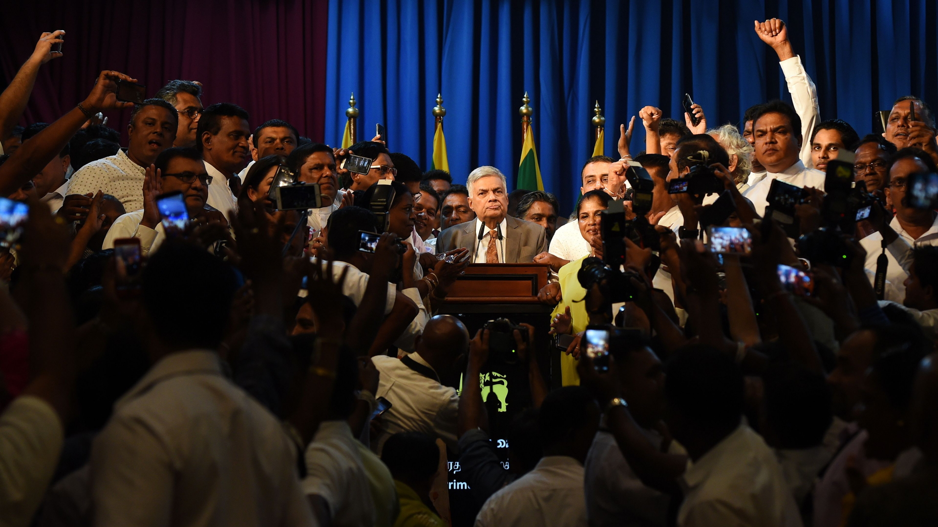 Sri Lankas Premierminister Ranil Wickremesinghe | Bildquelle: AFP