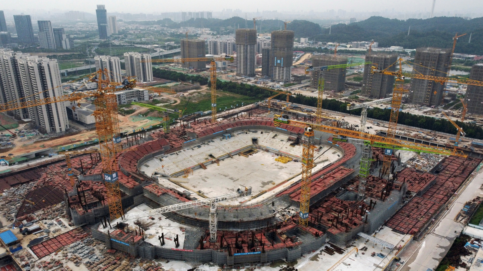 Stadion-Baustelle des FC Guangzhou | REUTERS