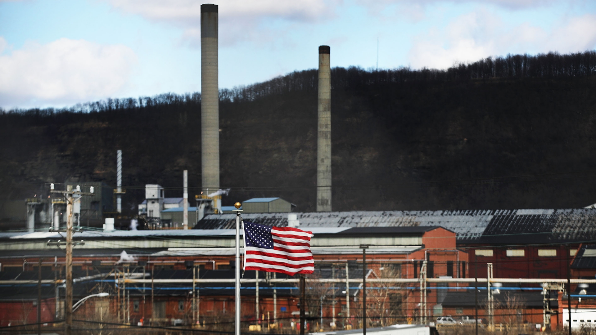 Fabrik der United States Steel Corporation in Clairton, Pennsylvania | Bildquelle: AFP