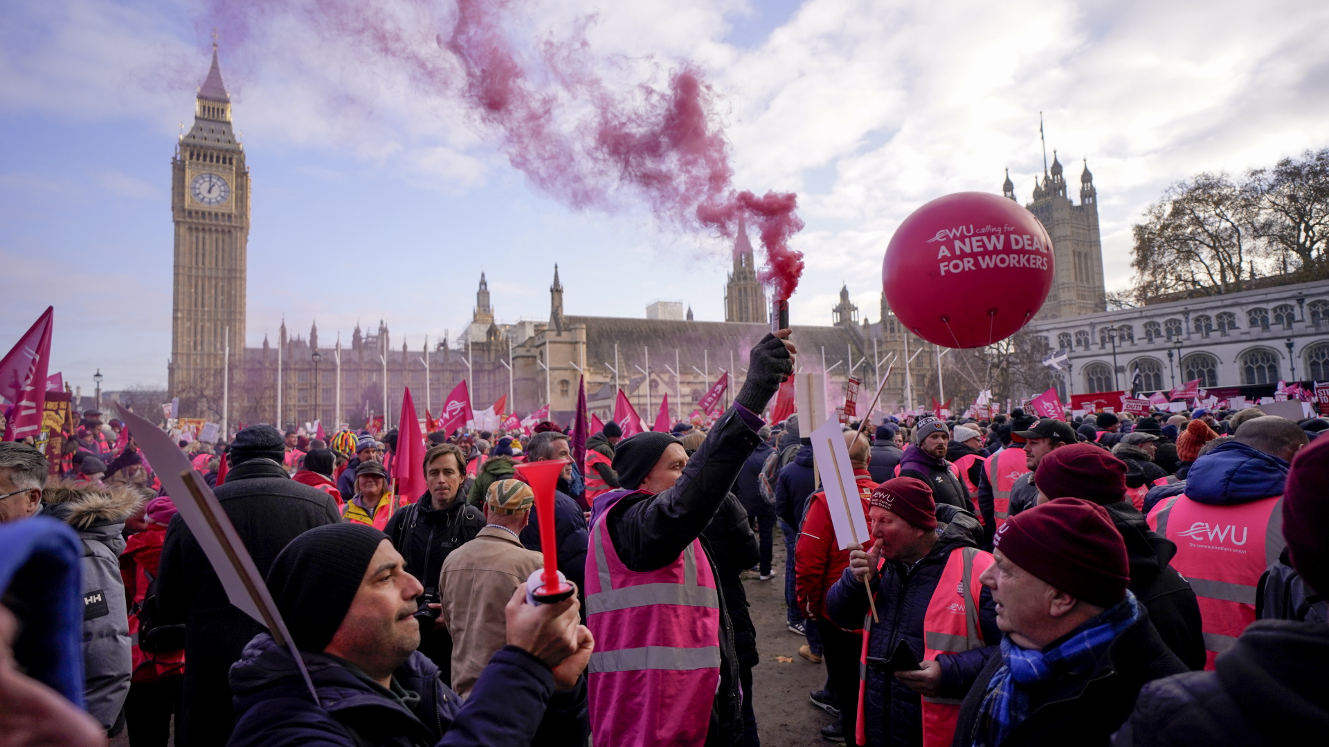 Streik in London | dpa