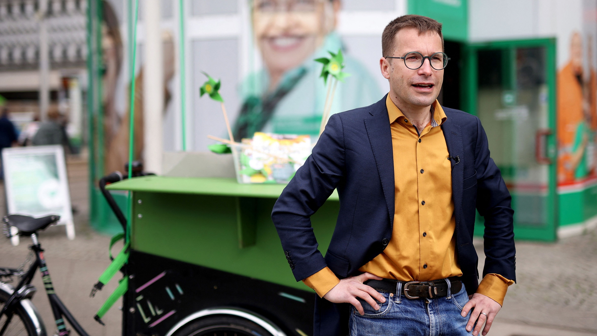Sachsen-Anhalts Grünen-Landesvorsitzender Sebastian Striegel | AFP