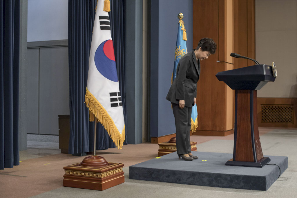 Südkoreas Präsidentin Park