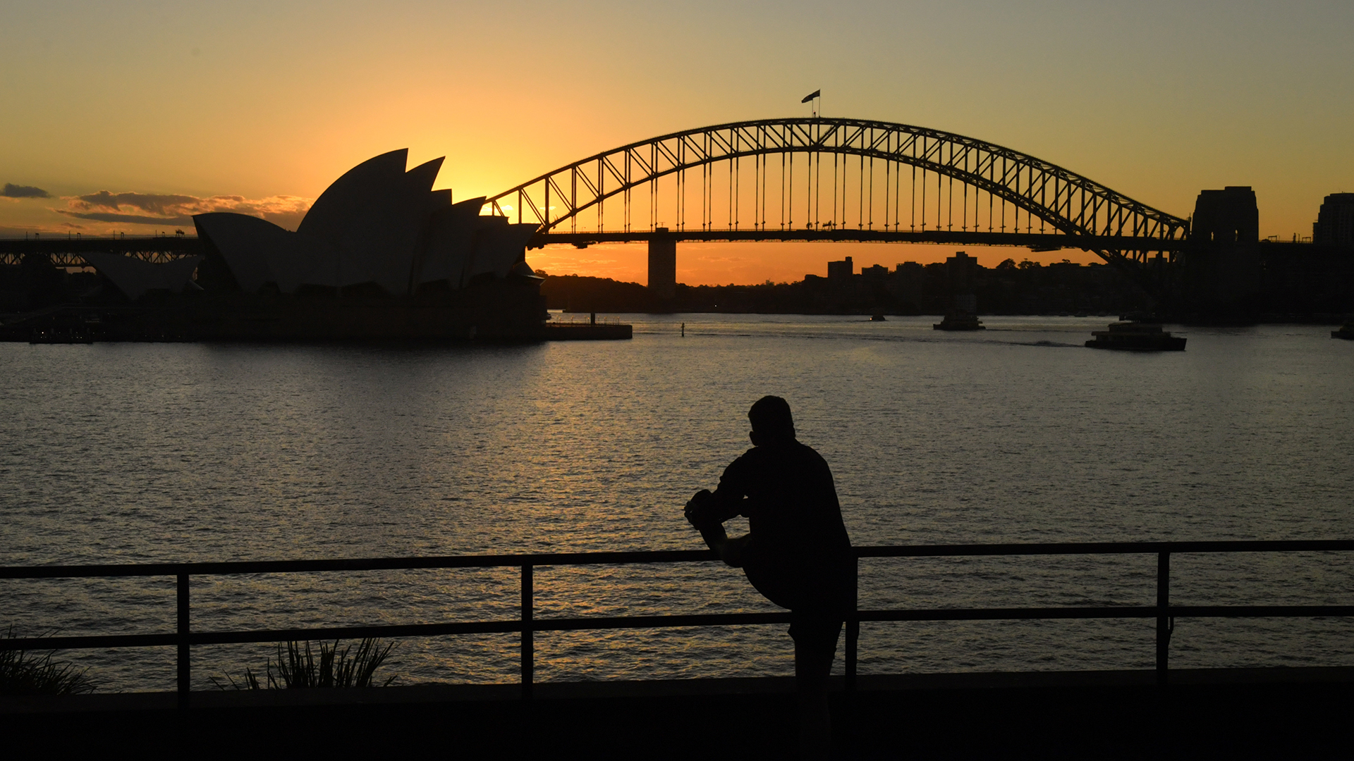 Skyline von Sydney bei Sonnenuntergang | EPA