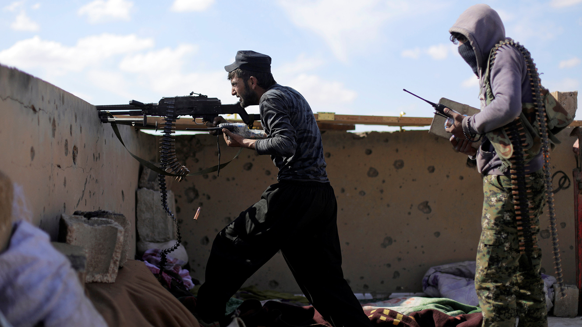 Kämpfer der Syrian Democratic Forces (SDF) Baghouz | REUTERS
