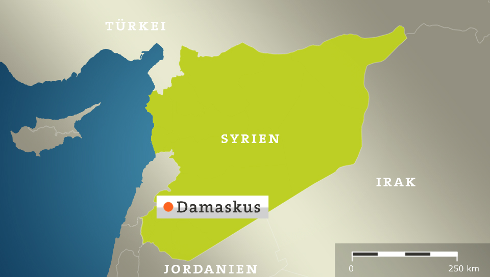 Syrien mit Damaskus