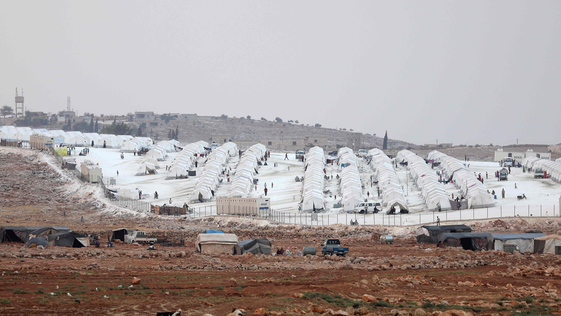 Syrisches Flüchtlingslager in Kafaldin | AFP